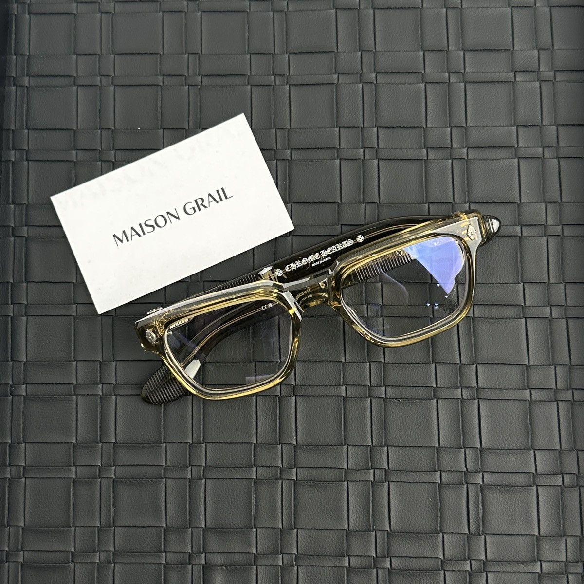 Chrome Hearts CHROME HEARTS PEN 15 ARMY EYEGLASSES Size ONE SIZE - 1 Thumbnail