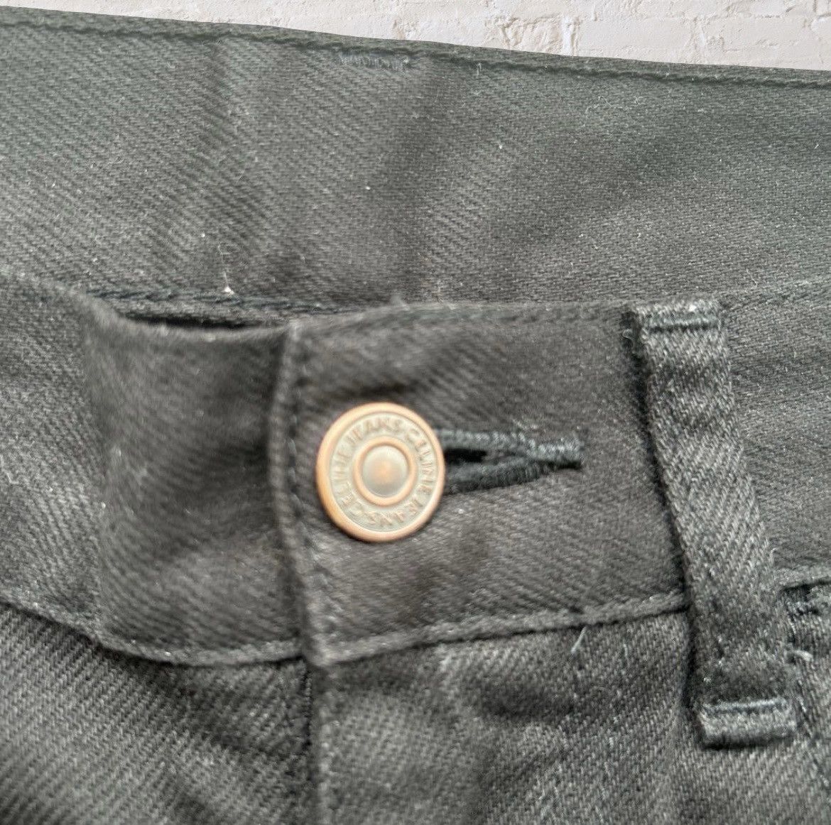 Celine CELINE 2020SS Black Cotton Denim Pants 27 Size US 27 - 9 Thumbnail