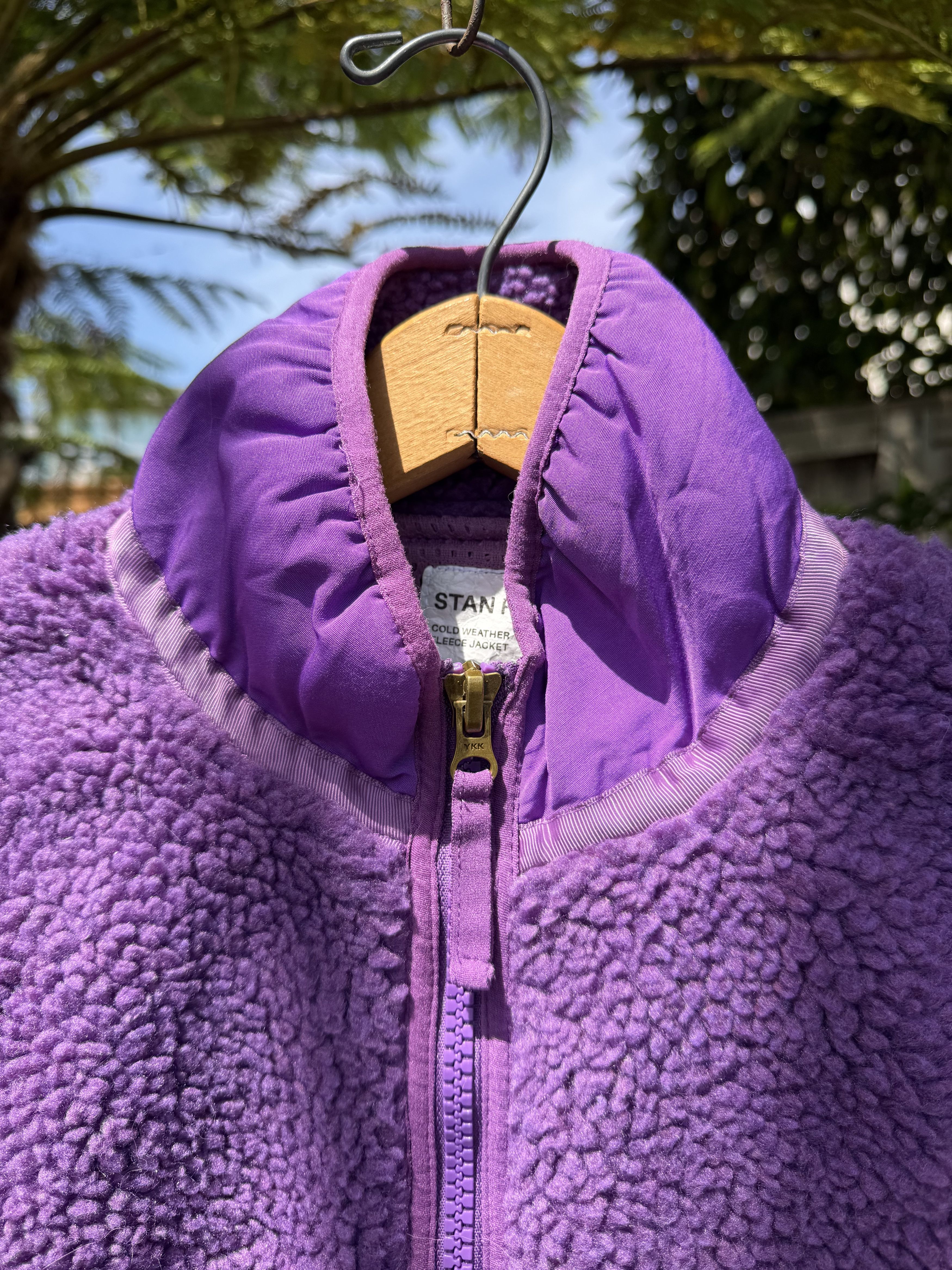 Stan Ray Stan Ray High Pile Fleece Zip-up Jacket in Purple Size Small Size US S / EU 44-46 / 1 - 3 Thumbnail