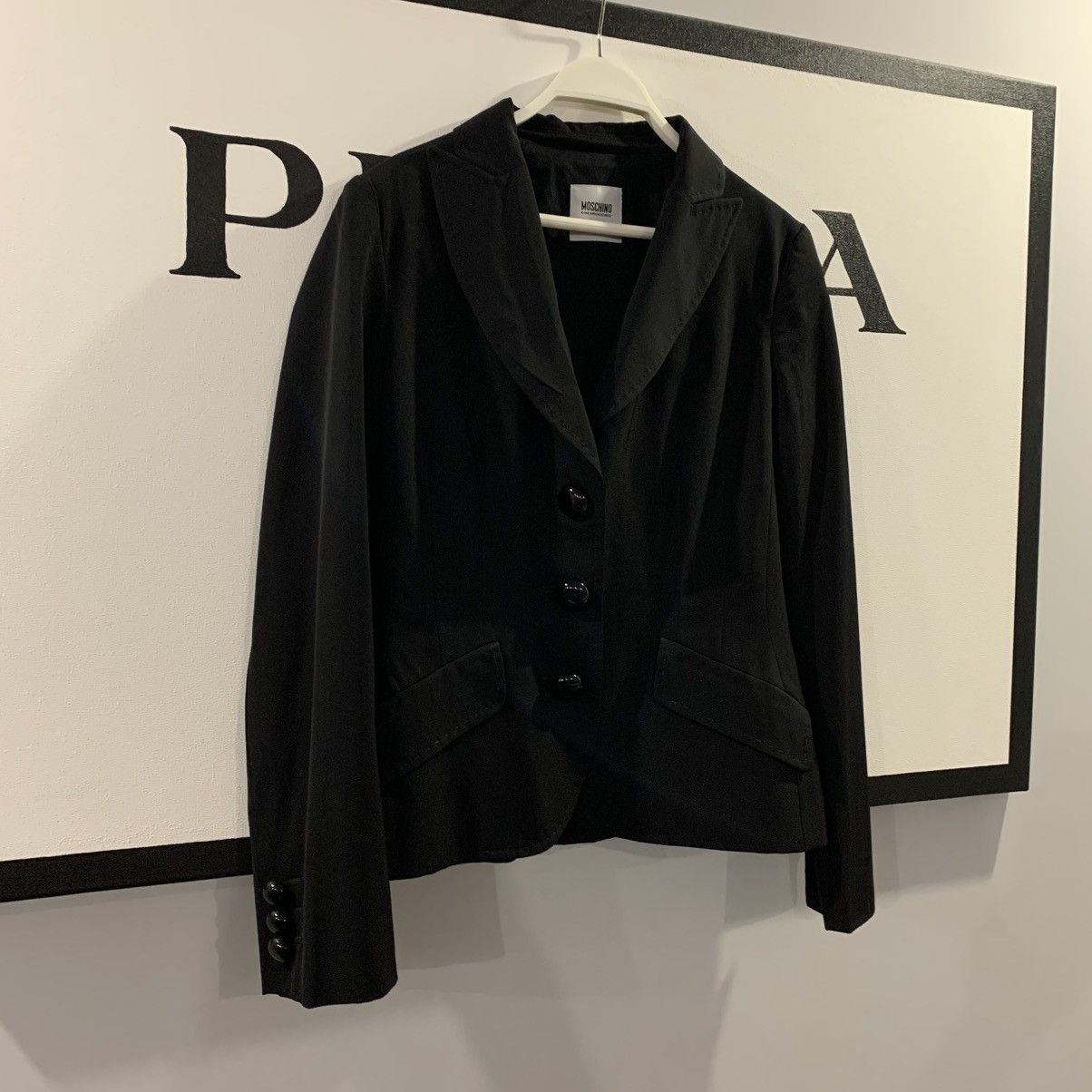 Moschino MOSCHINO Cheap and Chic Black Blazer Size 44 IT 10 US Size M / US 6-8 / IT 42-44 - 7 Thumbnail