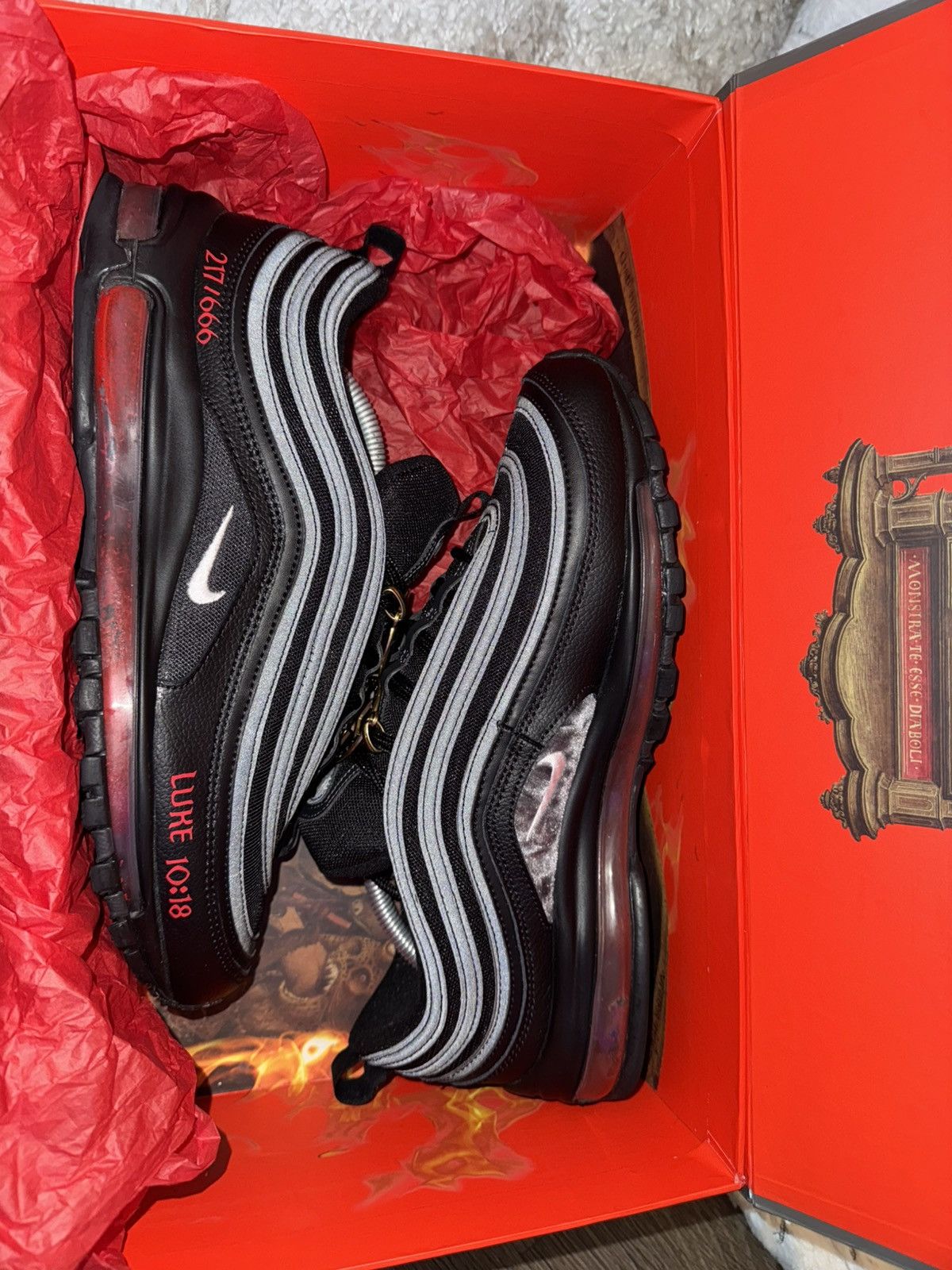 Nike Nike x MSCHF x Lil Nas X Air max 97 Size US 11 / EU 44 - 7 Thumbnail
