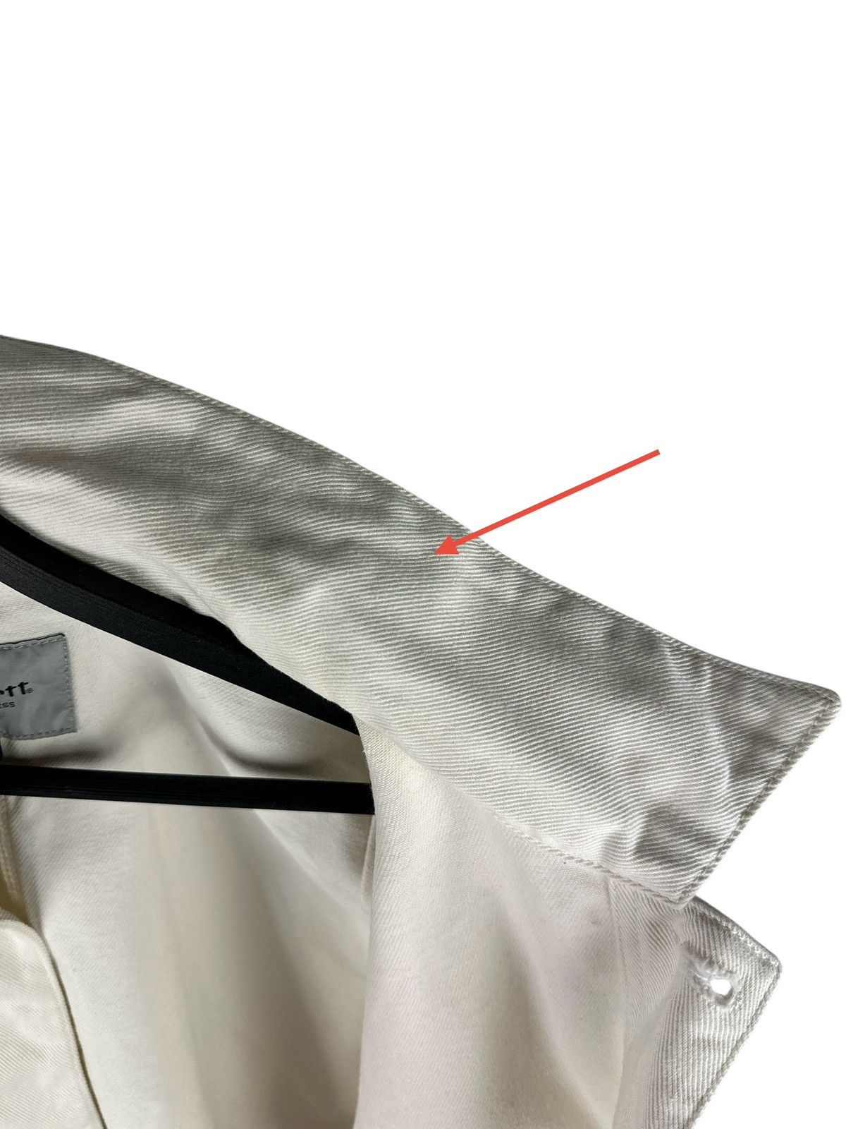 Carhartt Wip Carhartt WIP Saledo White Chore Jacket Canvas Button Front Size US XL / EU 56 / 4 - 15 Thumbnail