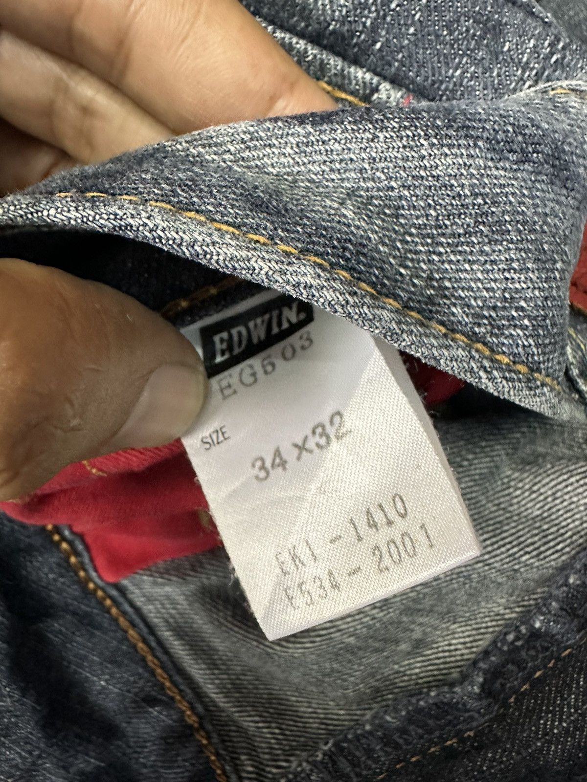 Edwin Edwin 503 Blue Trip Edgeline Vintage Denim 34x32 D728 Size US 36 / EU 52 - 14 Thumbnail