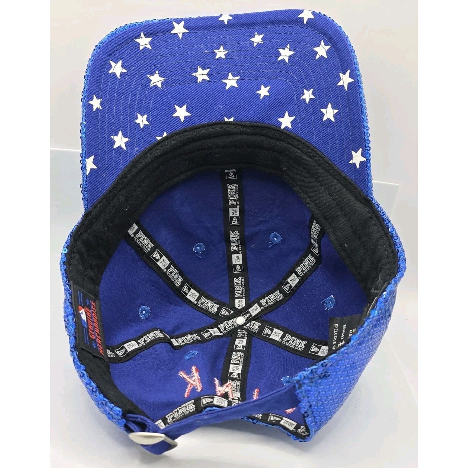 New Era Pink Chicago Cubs Sequin Blue MLB Cap Hat New Era StrapBack Size ONE SIZE - 12 Thumbnail