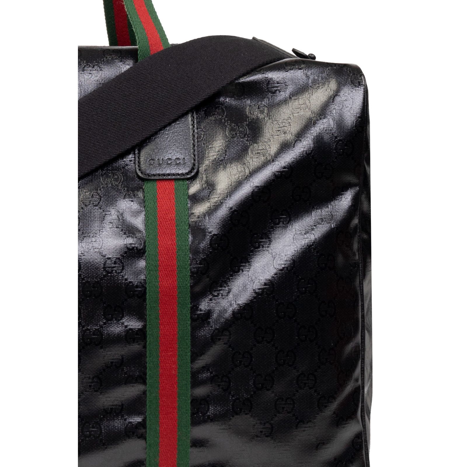 Gucci GUCCI Black GG Fabric Duffle Bag New & Authentic Size ONE SIZE - 5 Thumbnail