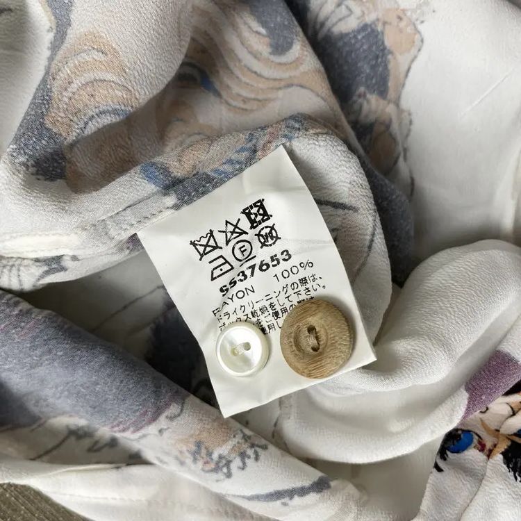 Sun Surf Sun Surf Hokusai Hundred Ghost Tales hawaiian Rayon Shirt Size US L / EU 52-54 / 3 - 10 Thumbnail