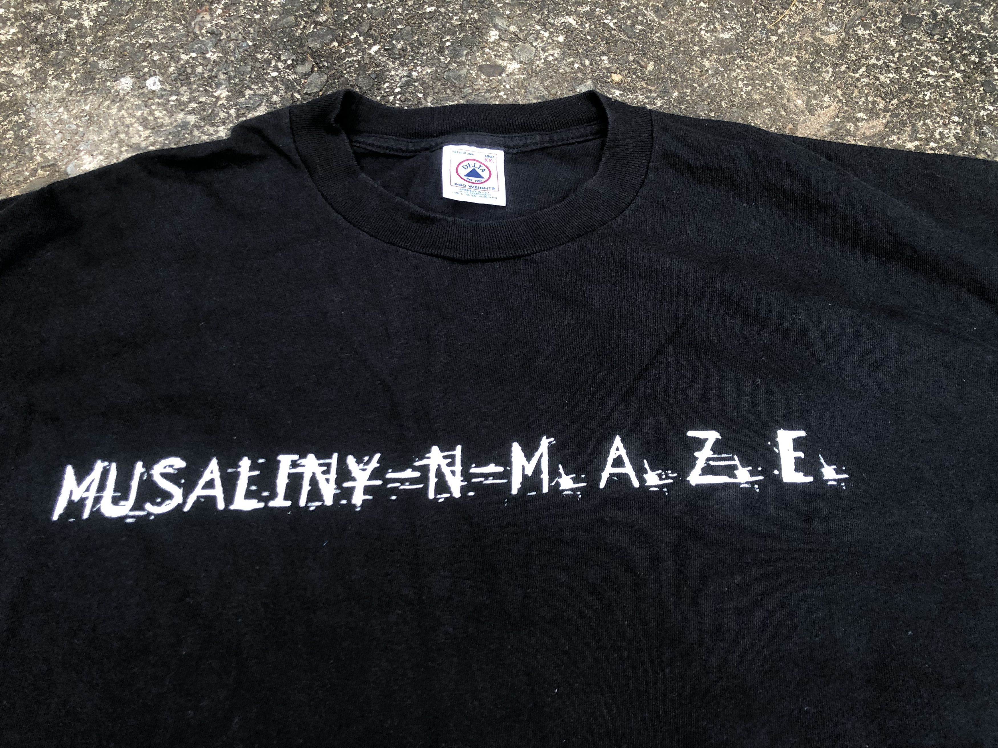 Rap Tees 🔥Vintage 90s MUSALINY-N-MAZE Raptee Hip-Hop Band T-Shirt Size US XXL / EU 58 / 5 - 4 Thumbnail