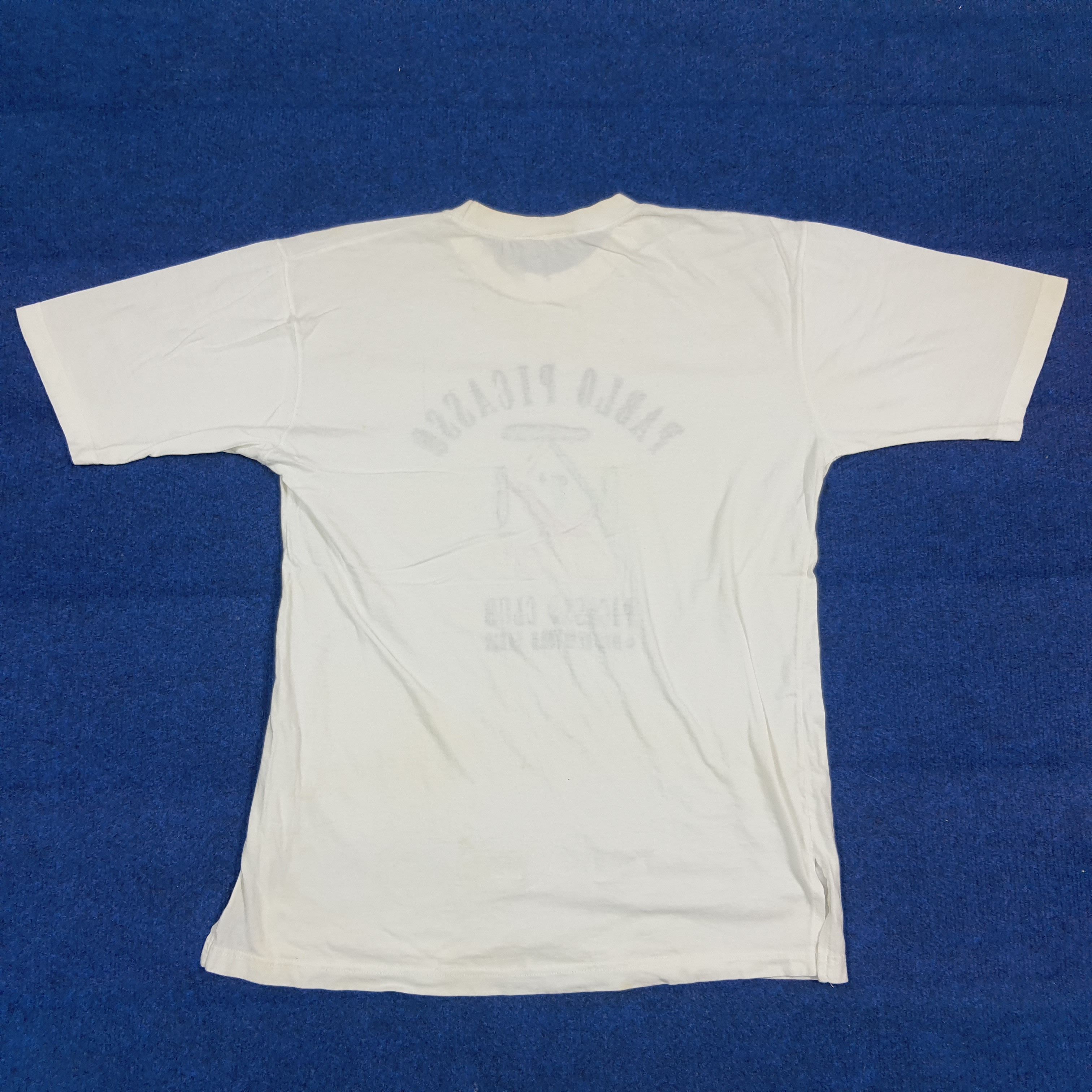 Paloma Picasso Vintage 90s Pablo Picasso Club Art Graphic T-Shirt C294N79 Size US M / EU 48-50 / 2 - 4 Thumbnail