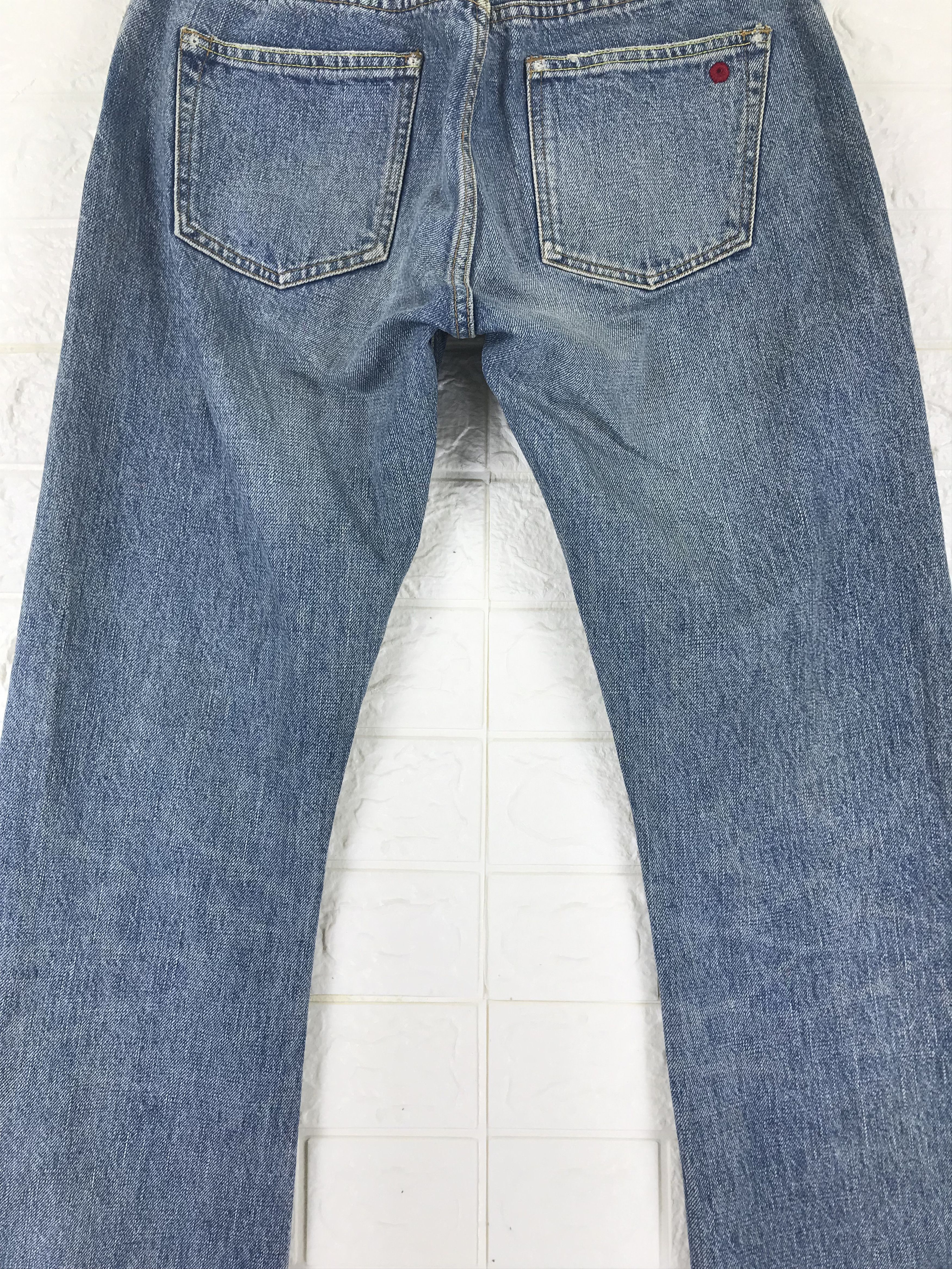 Hiroshi Kato Vintage Kato By Hiroshi Kato Selvedge Jeans Red Line Denim Size US 29 - 8 Thumbnail