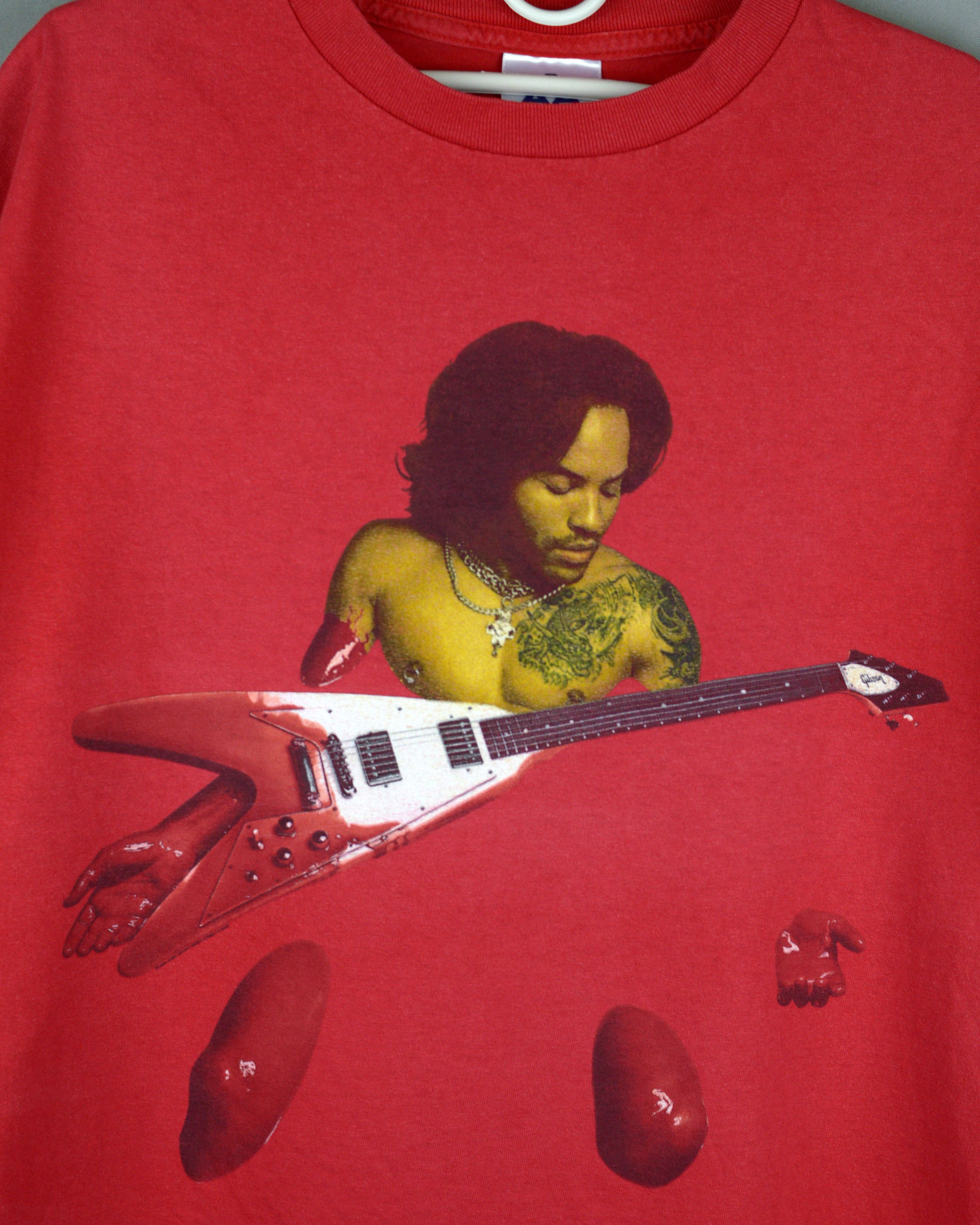 Vintage Vintage Lenny Kravitz Babtisn t shirt Size US L / EU 52-54 / 3 - 3 Thumbnail
