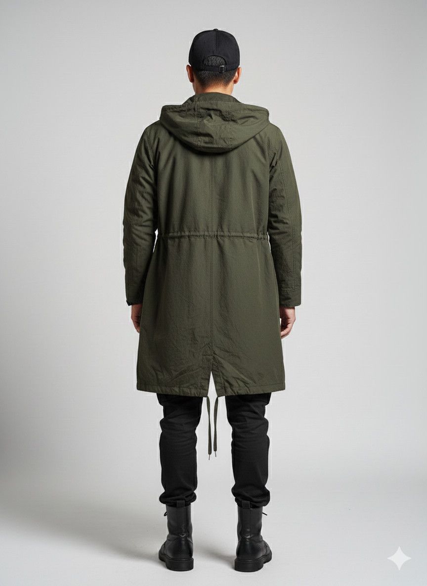 Japanese Brand Japanese Brand Hushush Green Hooded Jacket Size US M / EU 48-50 / 2 - 2 Thumbnail
