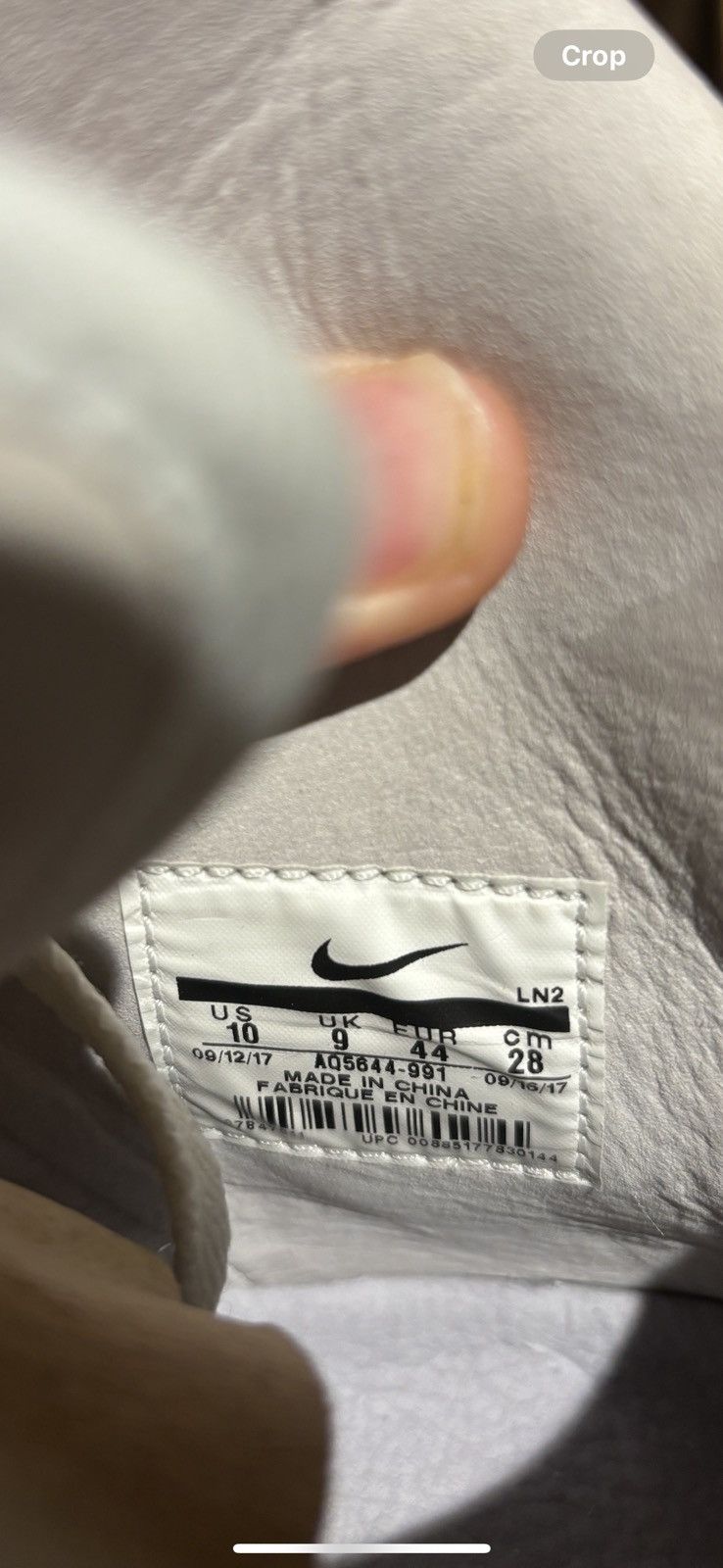 Nike Nike Air force 1 High x A Cold Wall ACW US10 Brand New DS Size US 10 / EU 43 - 11 Thumbnail
