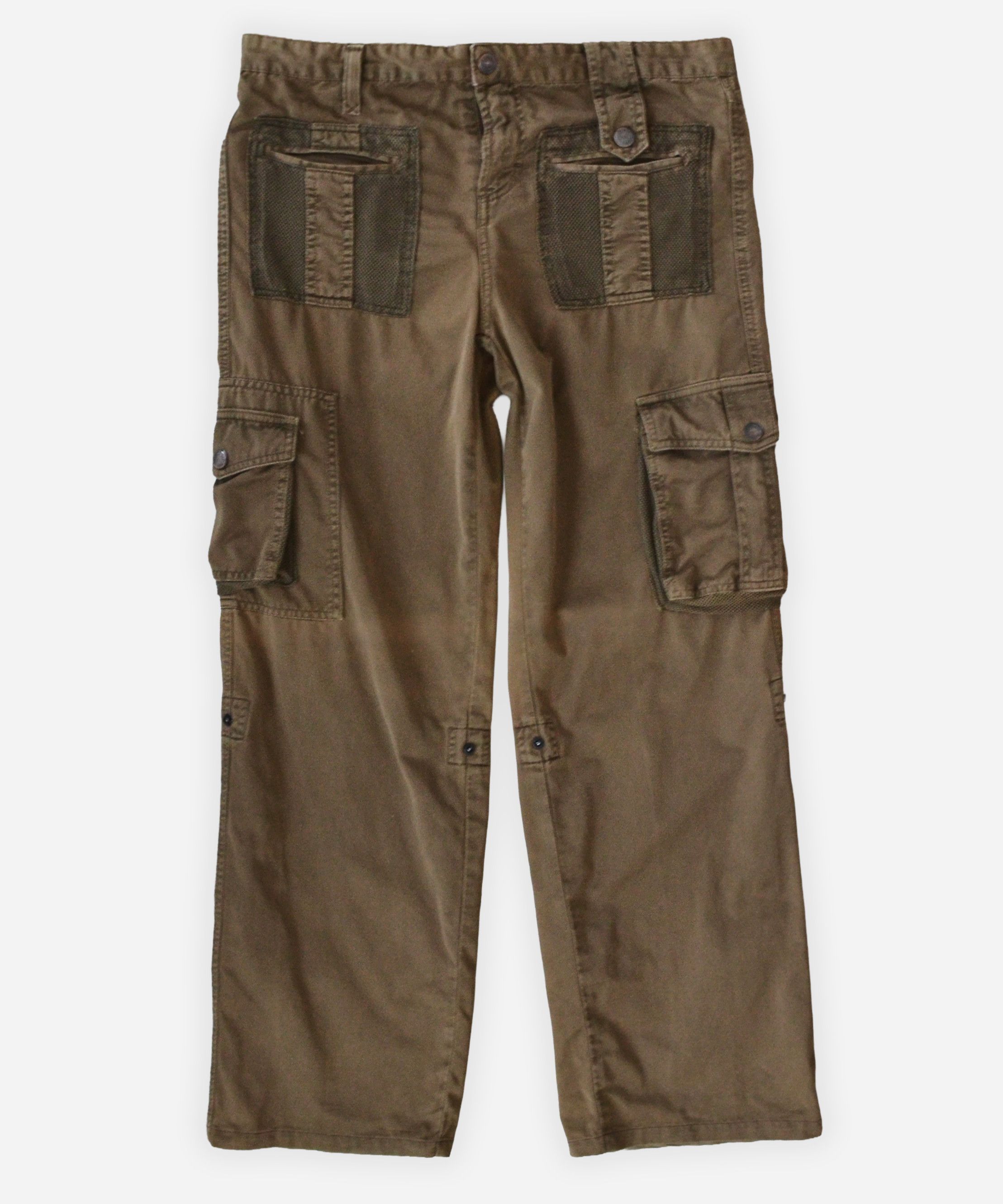 Dolce & Gabbana Dolce Gabbana Cargo Pants Bondage 2003 D&G Brown Trousers Size US 30 / EU 46 - 9 Thumbnail