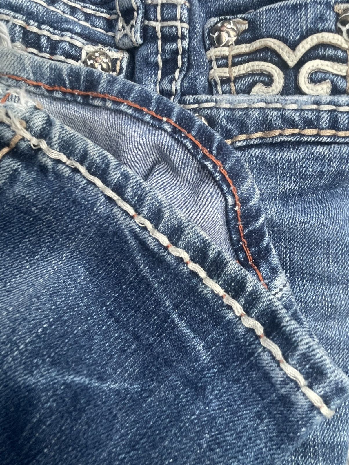 Rock Revival Rock Revival Penny Bootcut Distresed Jeans Size 30" / US 8 / IT 44 - 20 Thumbnail