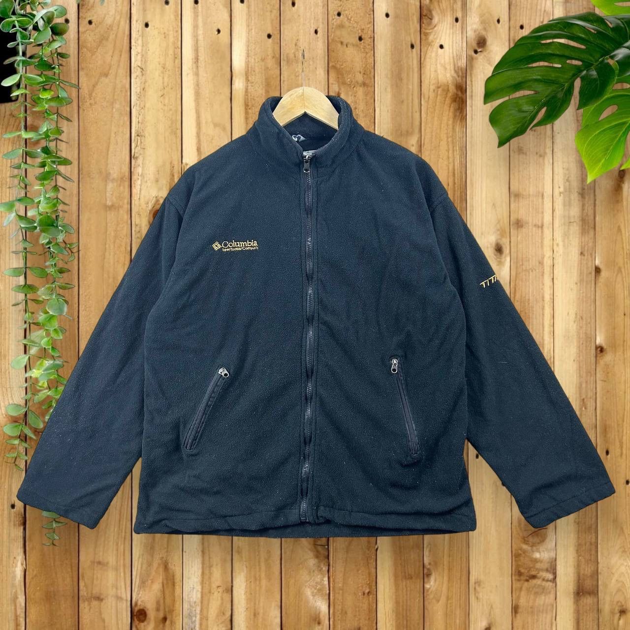 Columbia × Vintage Columbia Titanium Sportwear Fleece Zipper Jacket Outdoor Size US XL / EU 56 / 4 - 1 Thumbnail