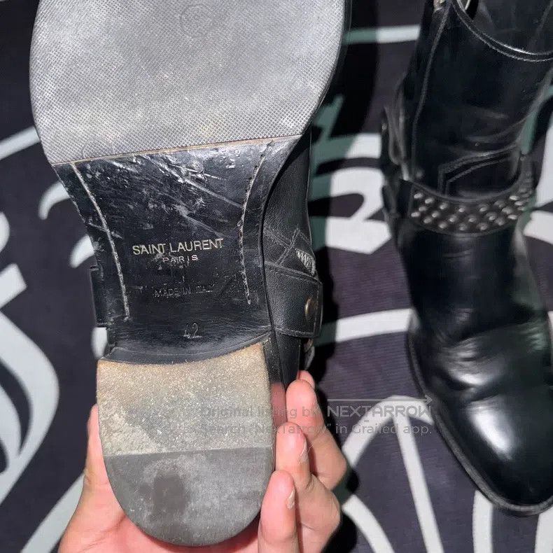 Saint Laurent Paris Saint Laurent Paris Bullet Dark Men's Boots Size US 9 / EU 42 - 3 Thumbnail