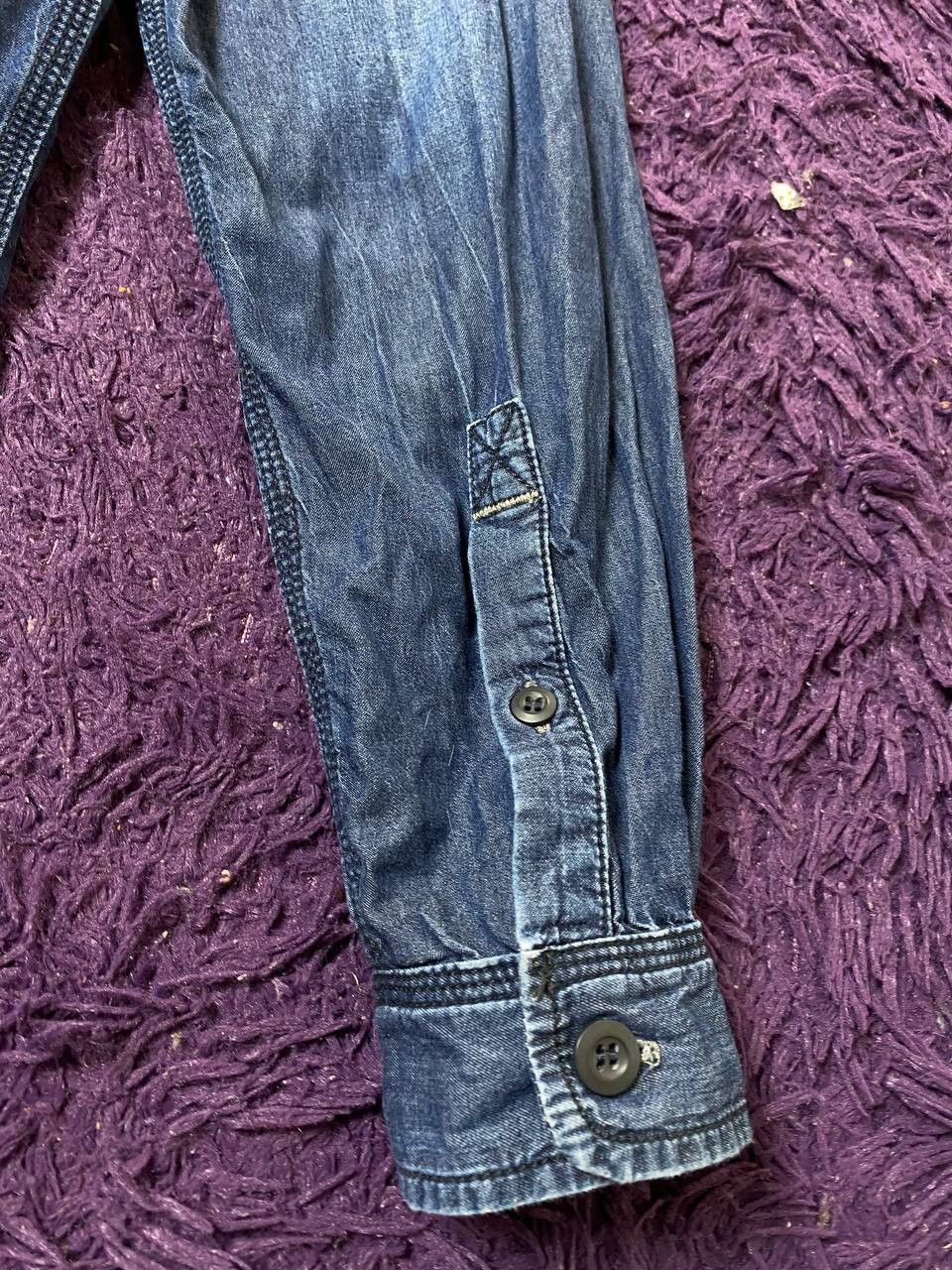 Diesel Vintage Diesel Streetwear Denim Button Up Shirt Size L Size US L / EU 52-54 / 3 - 16 Thumbnail