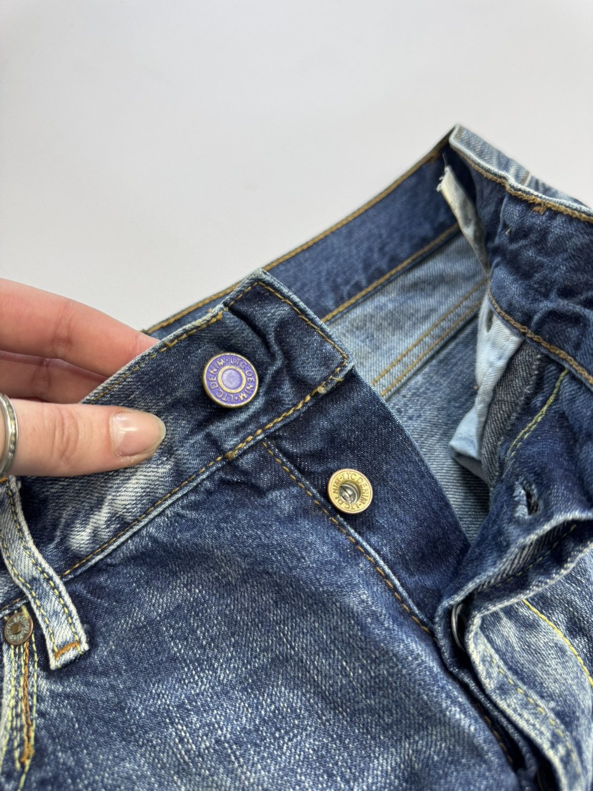 Japan Rags Japan Rags Vintage Wash Denim Japanese Archive Fit Y2K Size US 30 / EU 46 - 7 Thumbnail