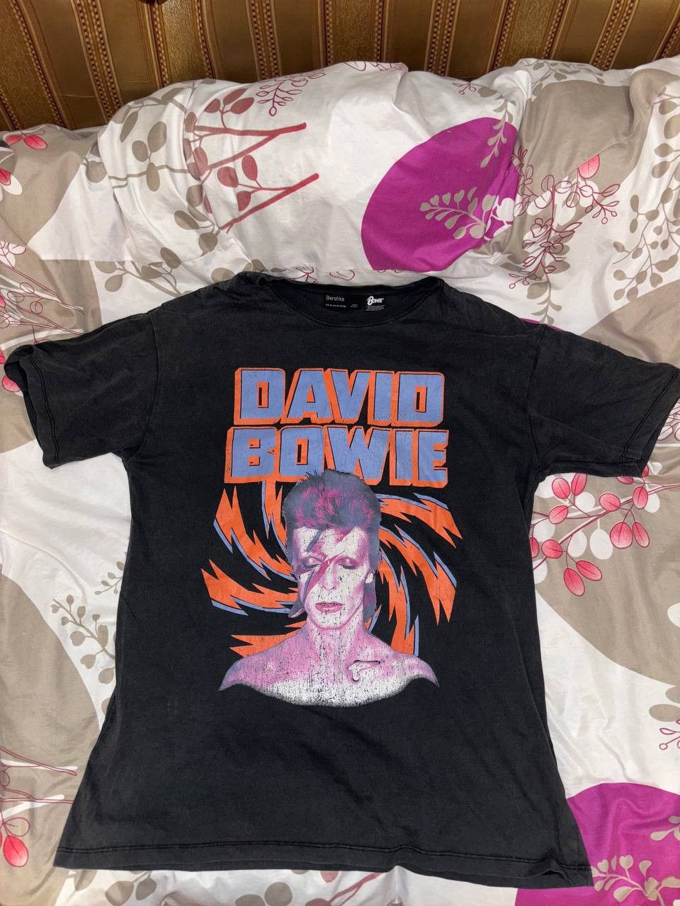 Band Tees Vintage Horror T-Shirt David Bowie Ziggy Stardust Black Size US M / EU 48-50 / 2 - 4 Thumbnail