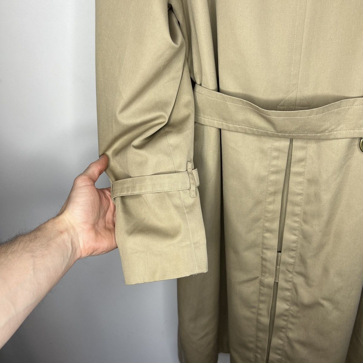 Burberry Vintage Burberry Trench Coat 90s Nova Check Beige Belted Size US L / EU 52-54 / 3 - 10 Thumbnail