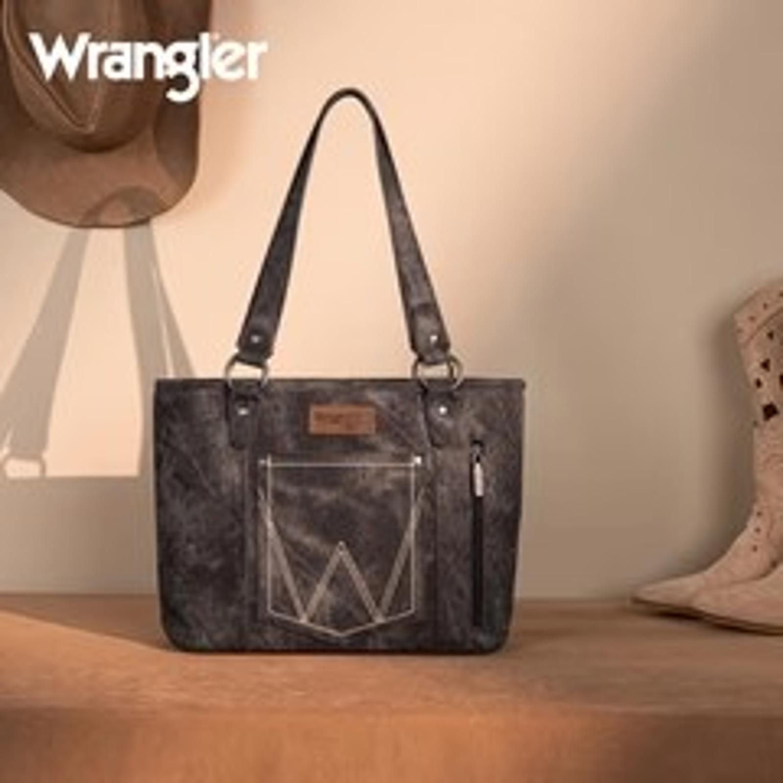Wrangler Stylish Wrangler Tote Bag - Black Size ONE SIZE - 3 Thumbnail