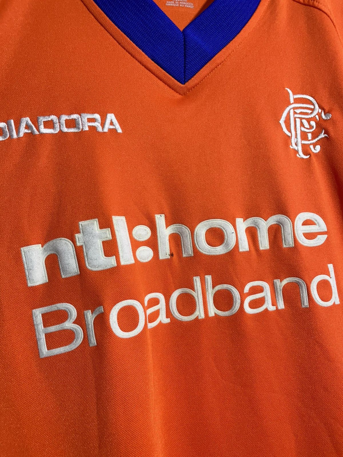 Diadora Vintage Diadora Glasgow Rangers 2002/2003 Mens jersey Size US XXL / EU 58 / 5 - 5 Thumbnail