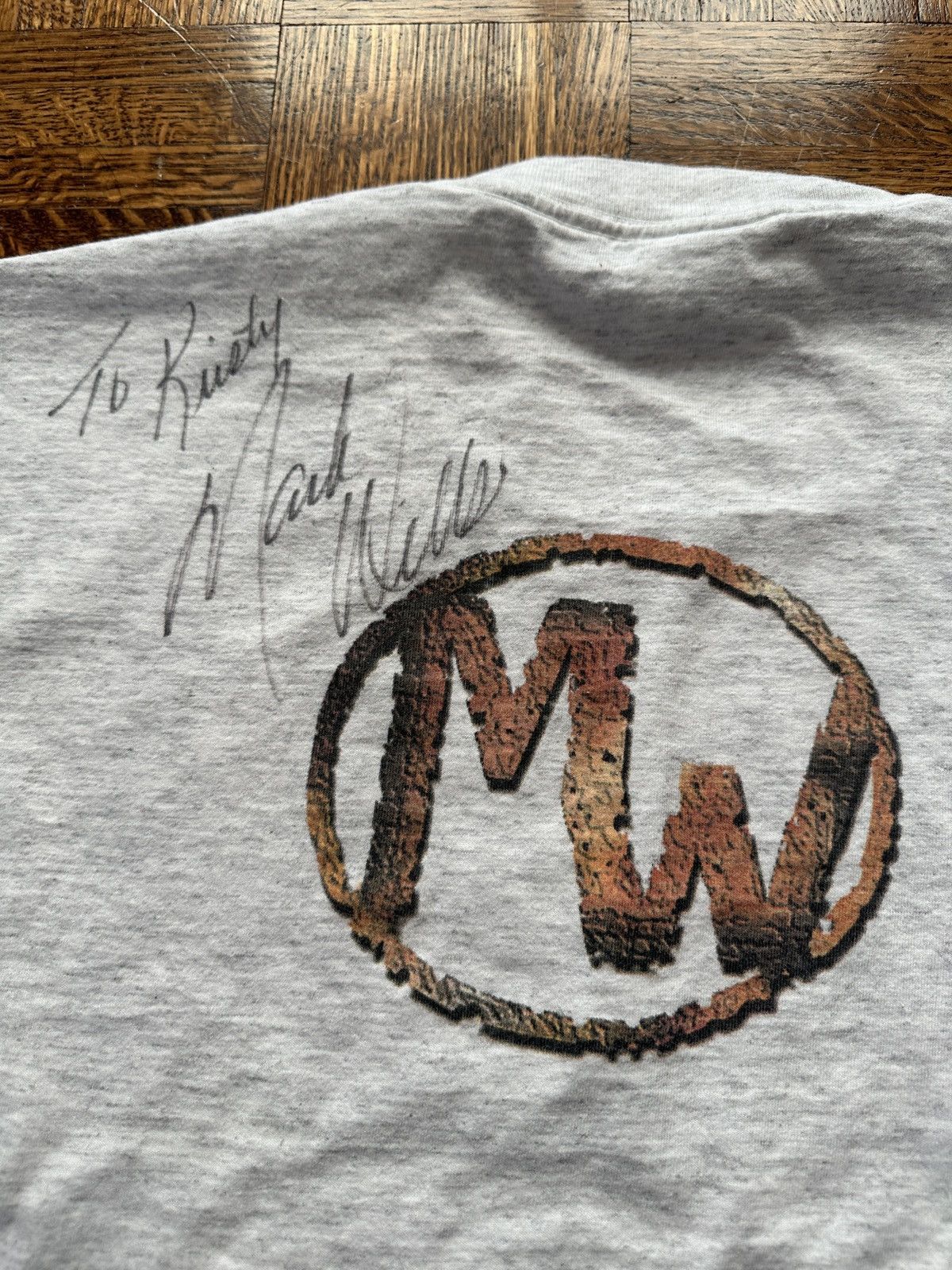 Band Tees Vintage 90s Mark Wills Autographed Graphic Tee Size US XL / EU 56 / 4 - 5 Thumbnail