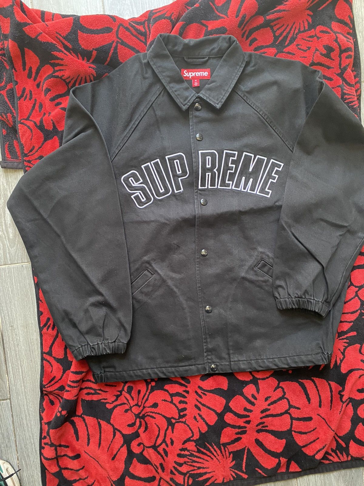Supreme Supreme Arc Denim Coaches Jacket size Medium | Grailed