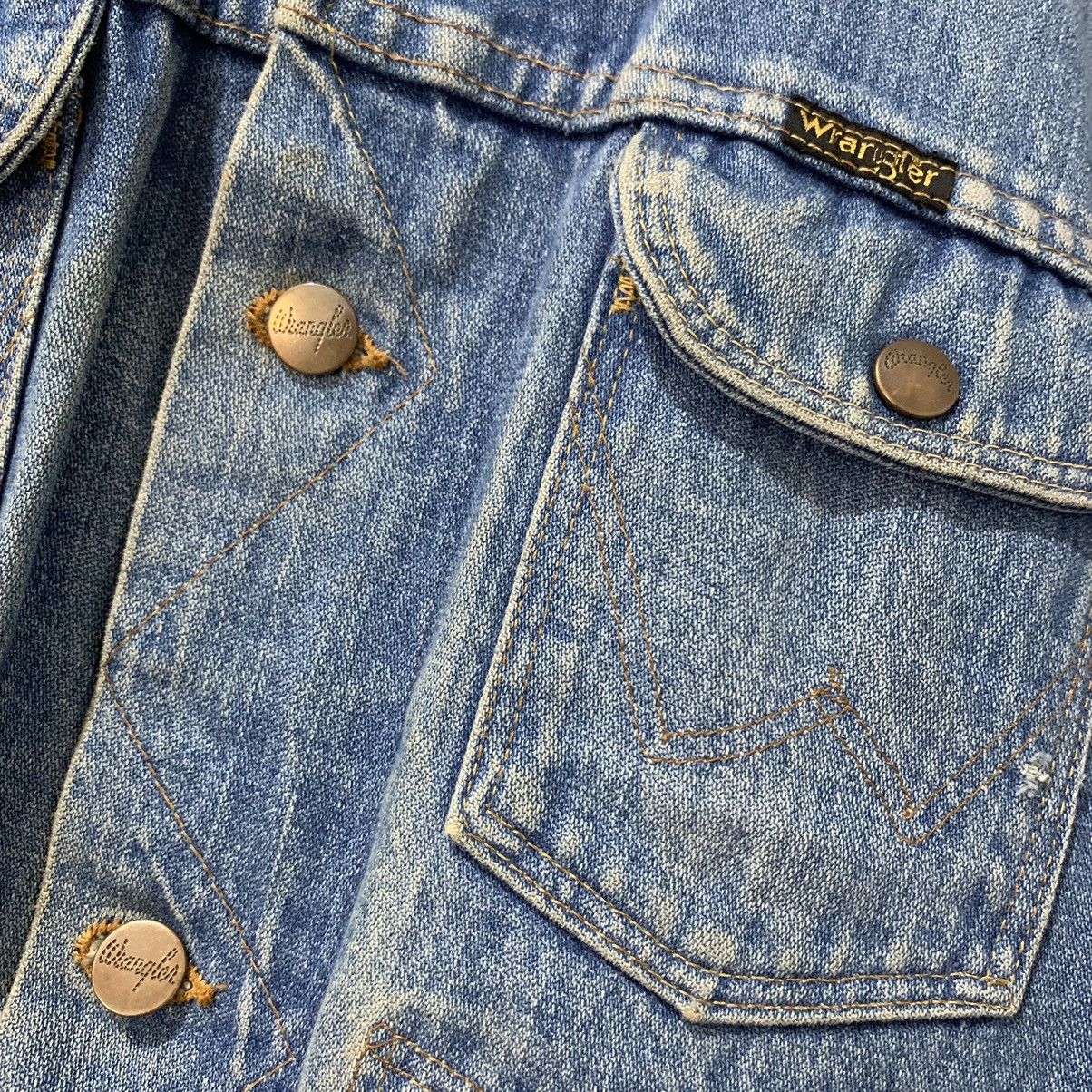 Vintage × Wrangler Vintage 60s 70s Wrangler Trucker Cowboy Denim Jacket Size US M / EU 48-50 / 2 - 5 Thumbnail