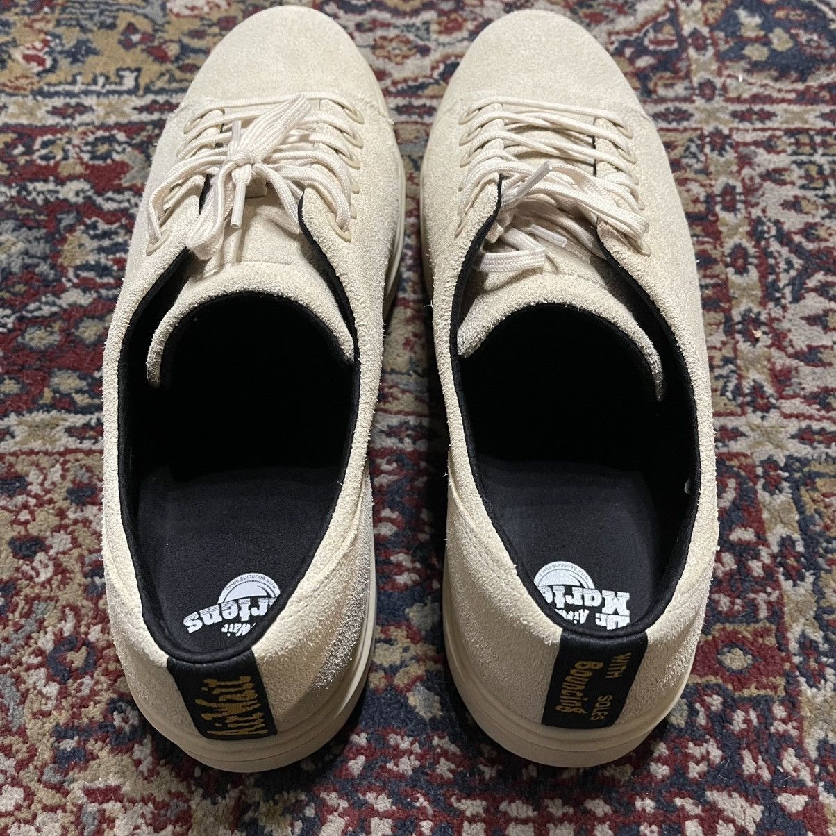 Beige Suede Dr Martens Dante Shoes