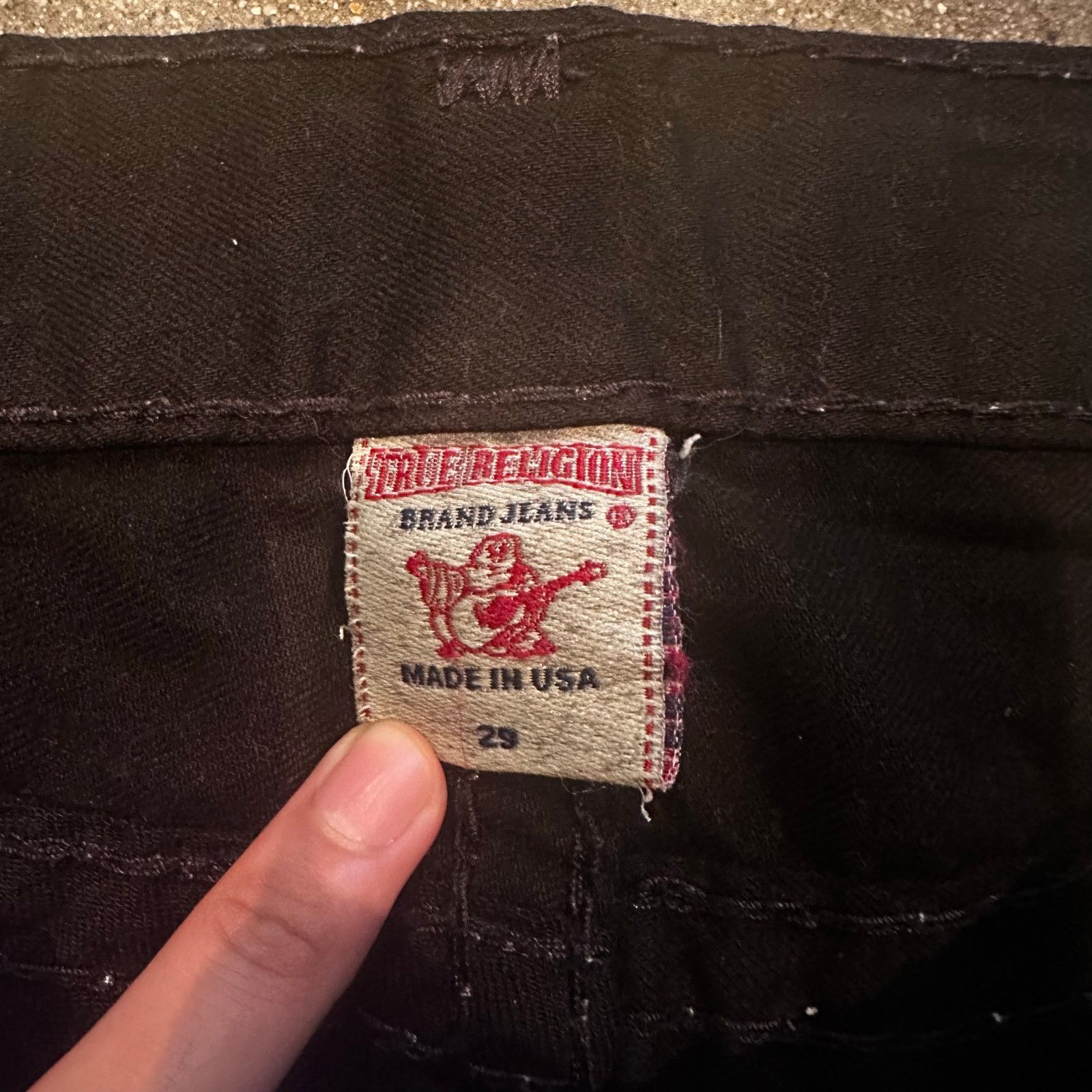 True Religion True Religion super t stitching ricky straight fit jeans Size US 29 - 7 Thumbnail