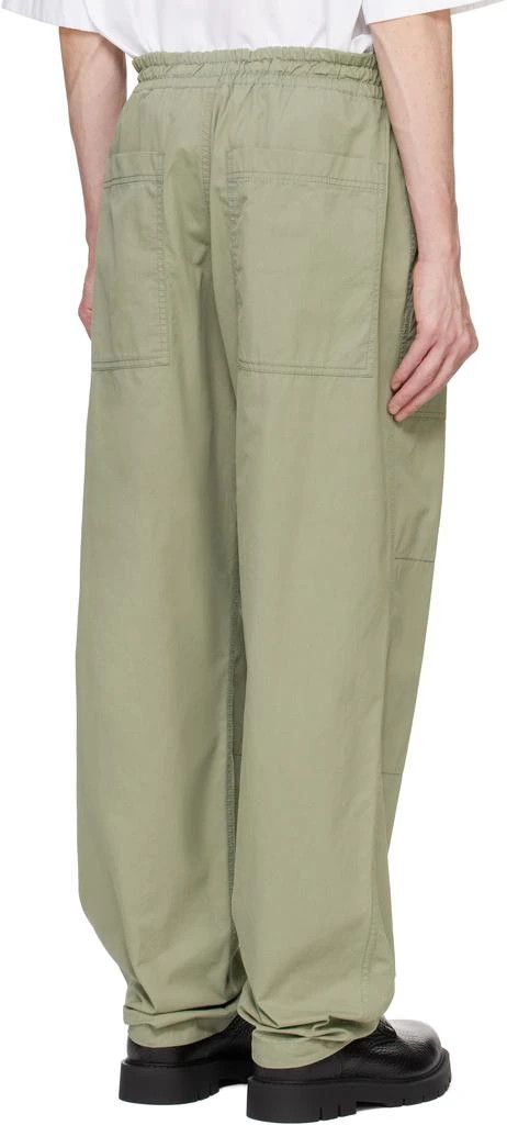 Bottega Veneta o1loc1c0426 794140 Light Cotton Twill Trousers in Green Size US 28 / EU 44 - 3 Thumbnail