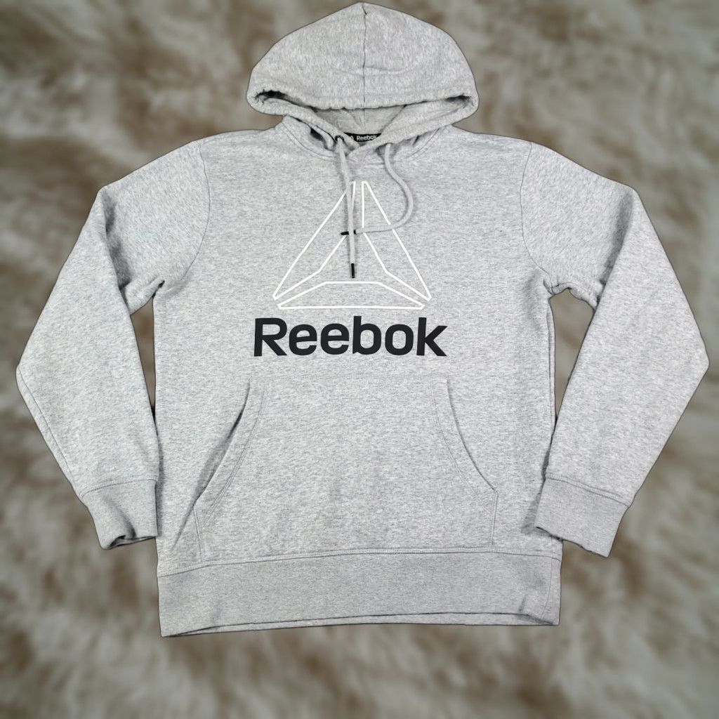 Reebok Reebok Hoodie Mens Small Gray Pullover Casual Sweatshirt with Logo Size US S / EU 44-46 / 1 - 1 Thumbnail