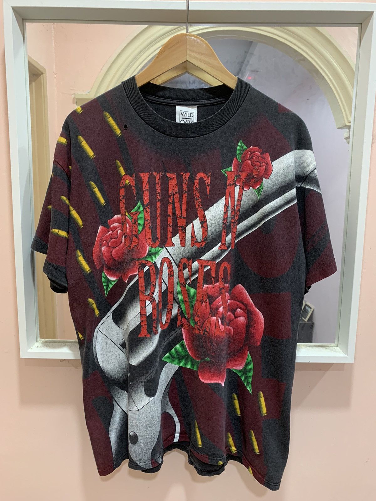 Band Tees × Rap Tees × Vintage Vintage Aop Gun N Roses Tees Size US L / EU 52-54 / 3 - 3 Thumbnail