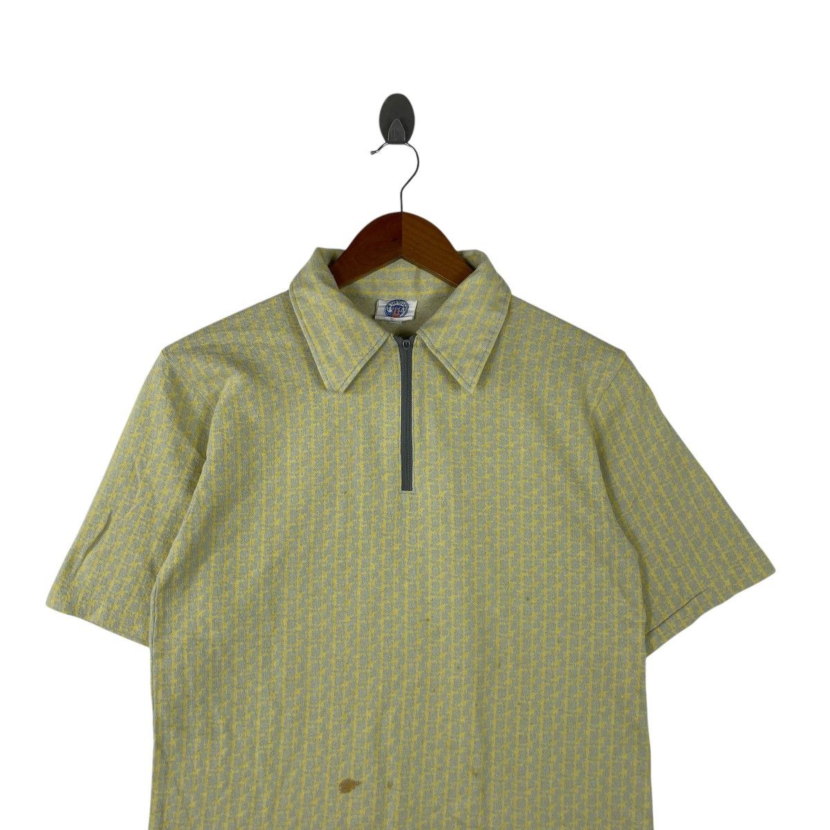 Vintage Vintage 80s Ten Toes Half Zip Polo Tee Shirt Size US L / EU 52-54 / 3 - 2 Thumbnail