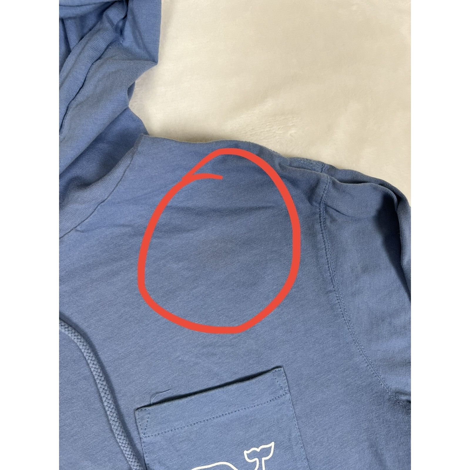 Vineyard Vines Vineyard Vines Hooded Long Sleeve Shirt Light Blue Size XS Size XS / US 0-2 / IT 36-38 - 4 Thumbnail