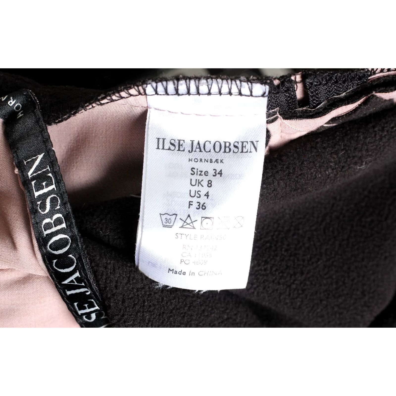 Ilse Jacobsen ILSE JACOBSEN RAINCOAT Hooded Soft Shell Coat Jacket Women 34 Beige Pink Size XXS / US 00 / IT 34 - 7 Thumbnail
