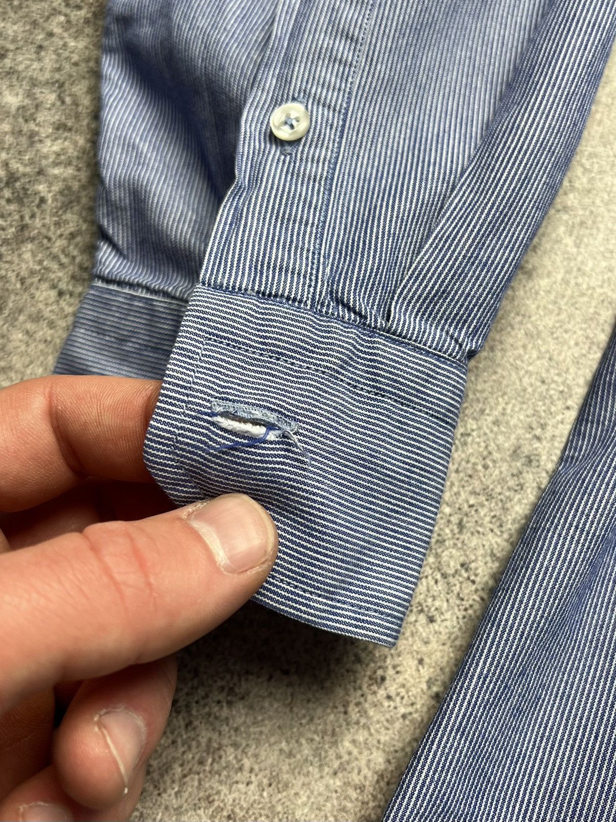 Moschino × Vintage Moschino vintage striped shirt Size US M / EU 48-50 / 2 - 3 Thumbnail