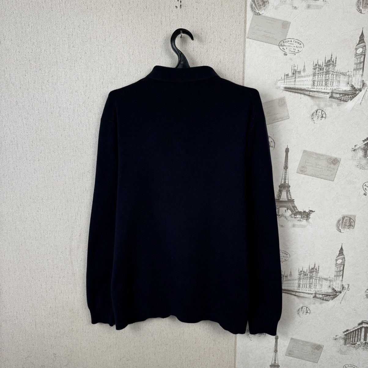 Lacoste × Polo Ralph Lauren Lacoste Polo Sweater Longsleeve Dark Blue Mens Regular XXL Size US XXL / EU 58 / 5 - 2 Thumbnail
