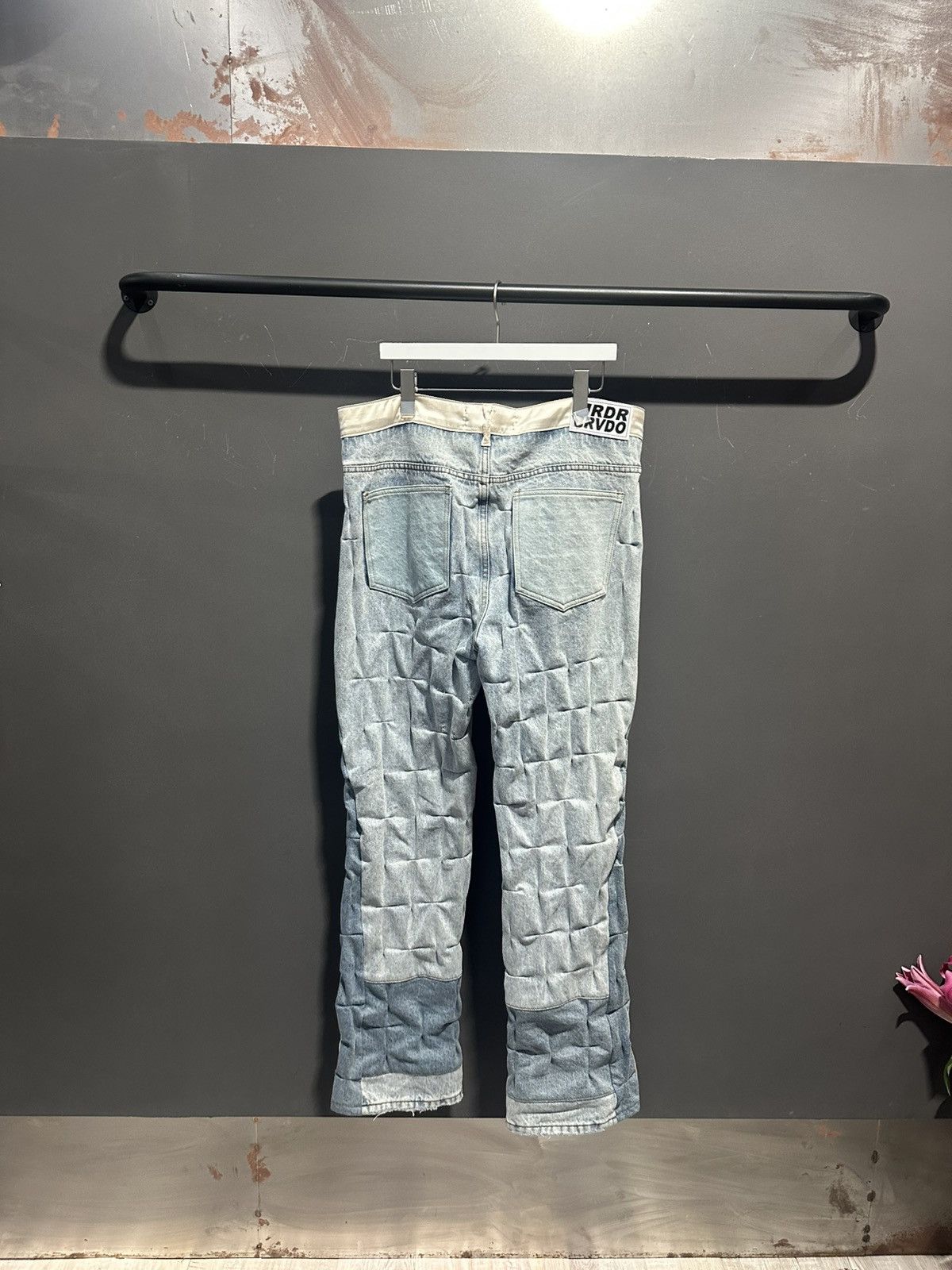 Who Decides War WDW Gathered Tuxedo Demin Pants Size US 36 / EU 52 - 2 Thumbnail