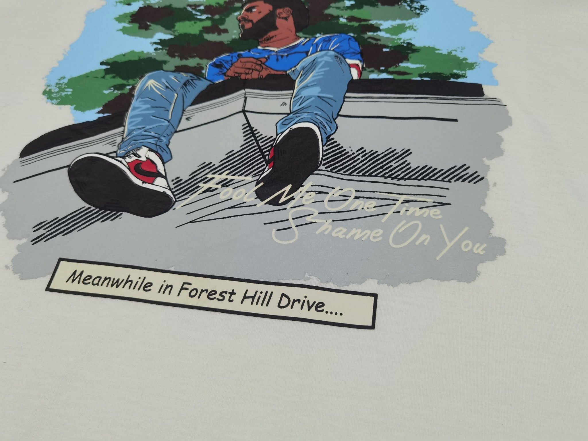 Rap Tees J. Cole gunner X hustler oversized tee XL 2207 Size US XL / EU 56 / 4 - 8 Thumbnail