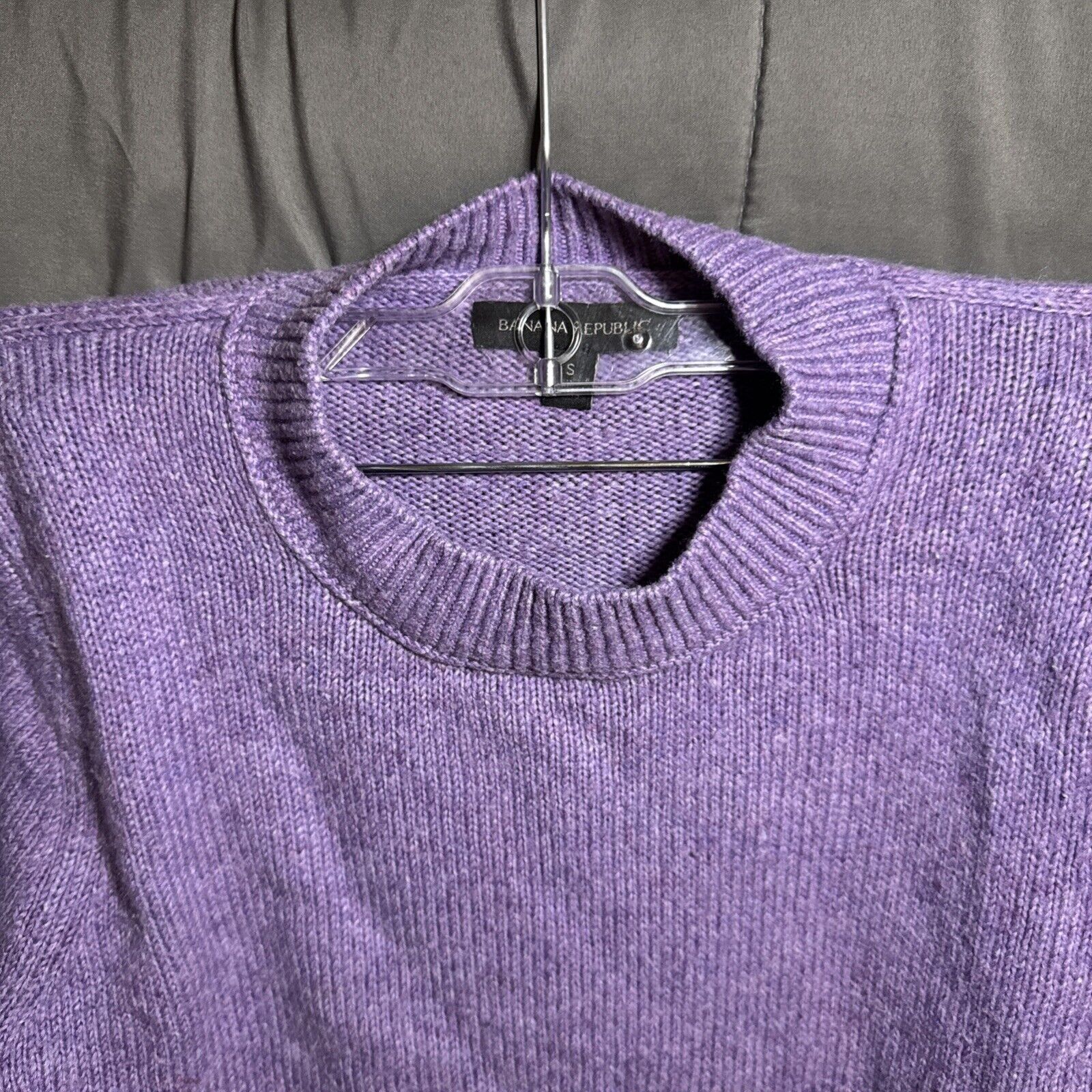 Banana Republic Banana Republic Sweater Womens S Purple SHRUNKEN Cotton Acry Size S / US 4 / IT 40 - 15 Thumbnail
