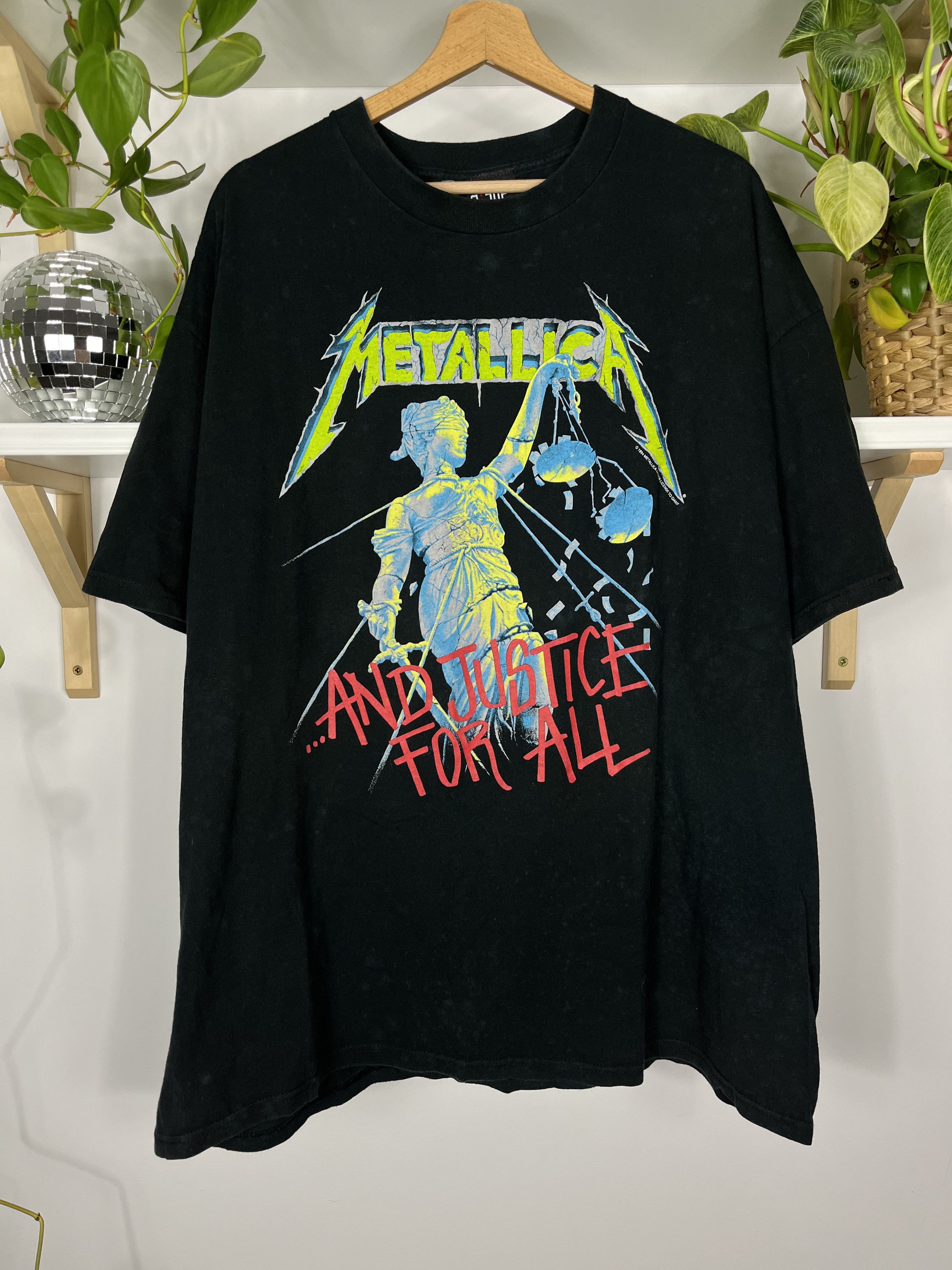 Band Tees × Giant × Vintage Giant Metallica ‘…And Justice for All’ 1994 Tshirt Size US XXL / EU 58 / 5 - 2 Thumbnail