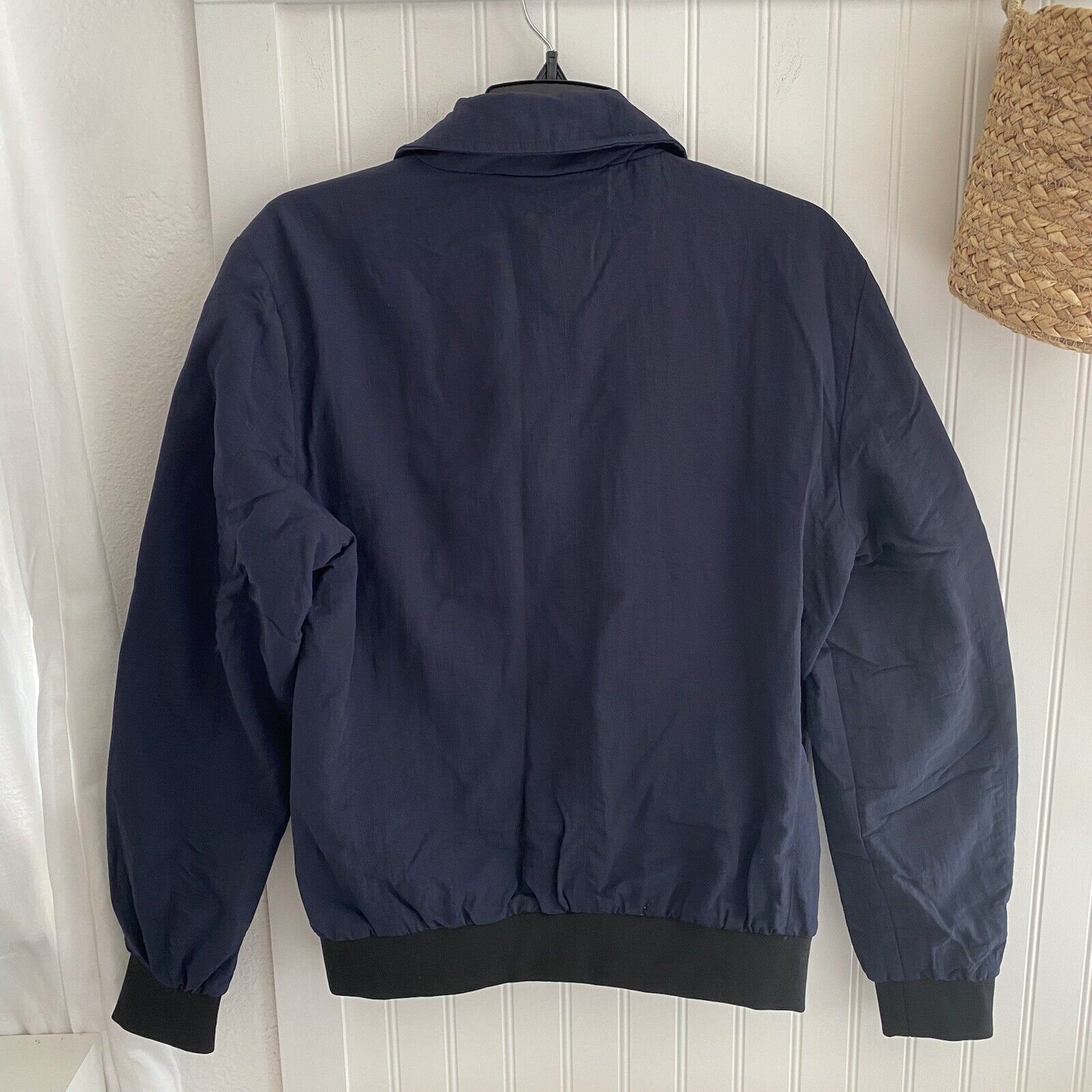 Zara Zara Mens Basic Navy Blue Windbreaker Bomber Jacket Zipper Size US M / EU 48-50 / 2 - 4 Thumbnail