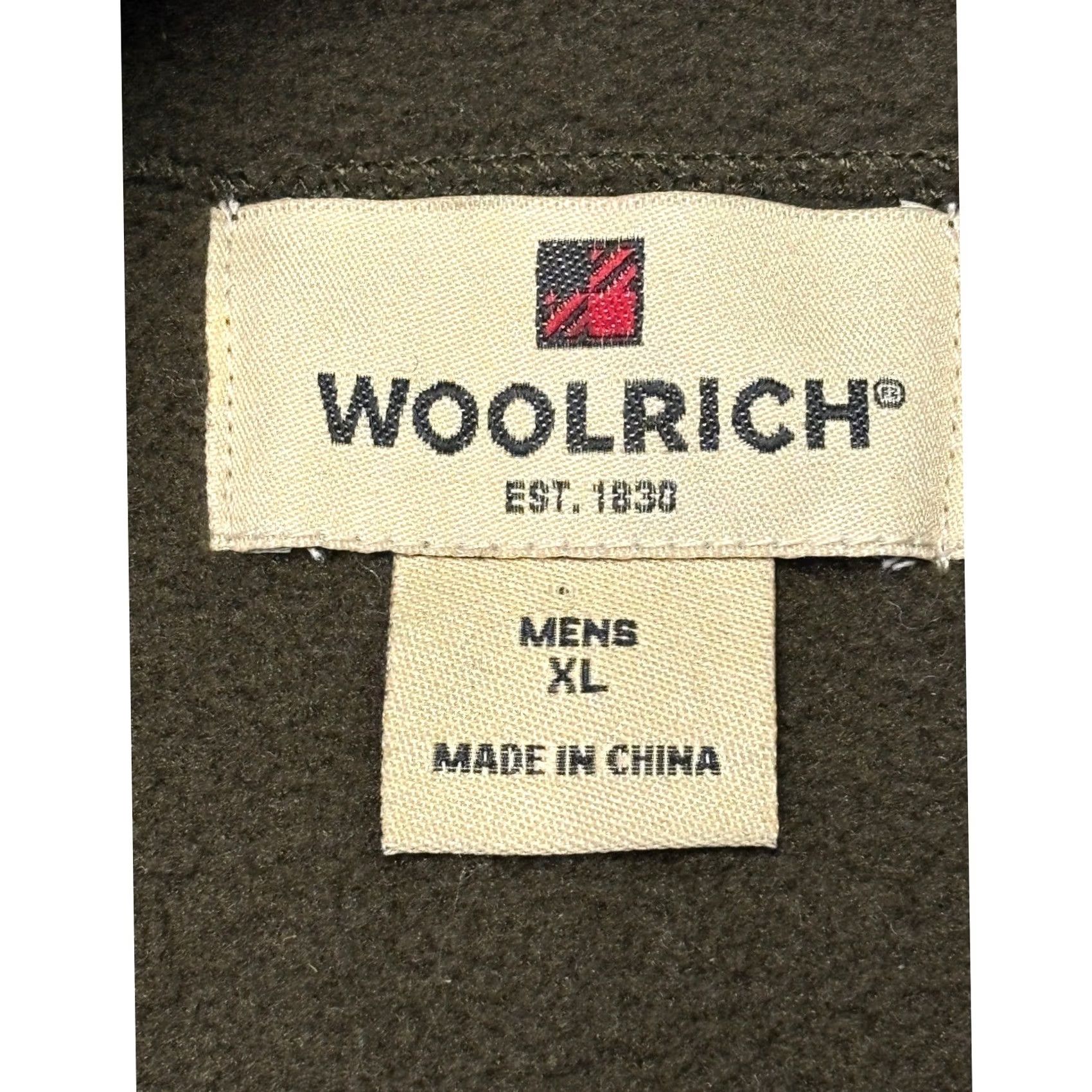 Vintage Woolrich Sweater Mens XL Wool Quarter Zip Pullover Dark Loden Heather 100% 9013 Size US XL / EU 56 / 4 - 2 Thumbnail