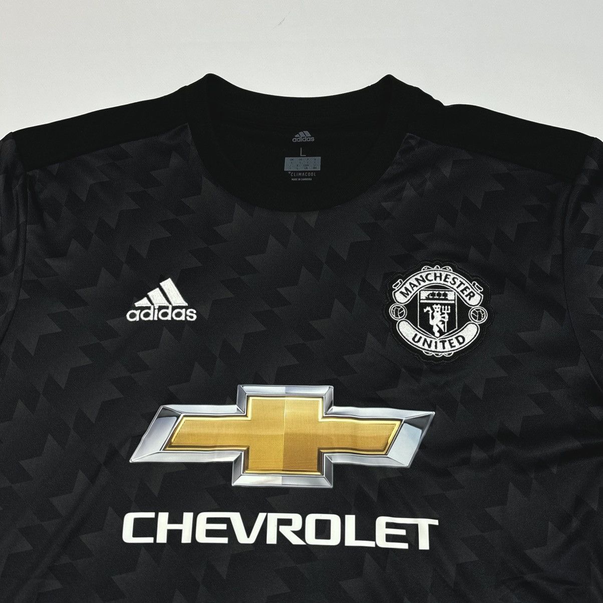 Adidas Adidas Manchester United large black jersey sportswear Size US L / EU 52-54 / 3 - 3 Thumbnail