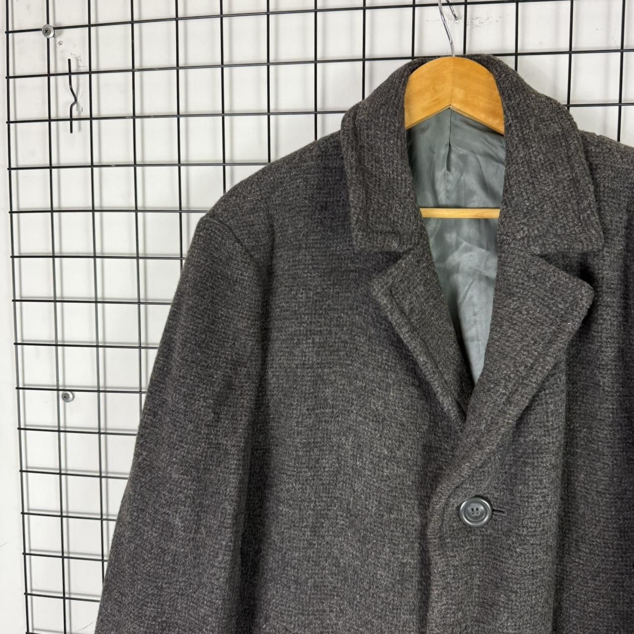 Vintage Vintage Oversize Wool Cashmere Coat Grey Size US M / EU 48-50 / 2 - 5 Thumbnail