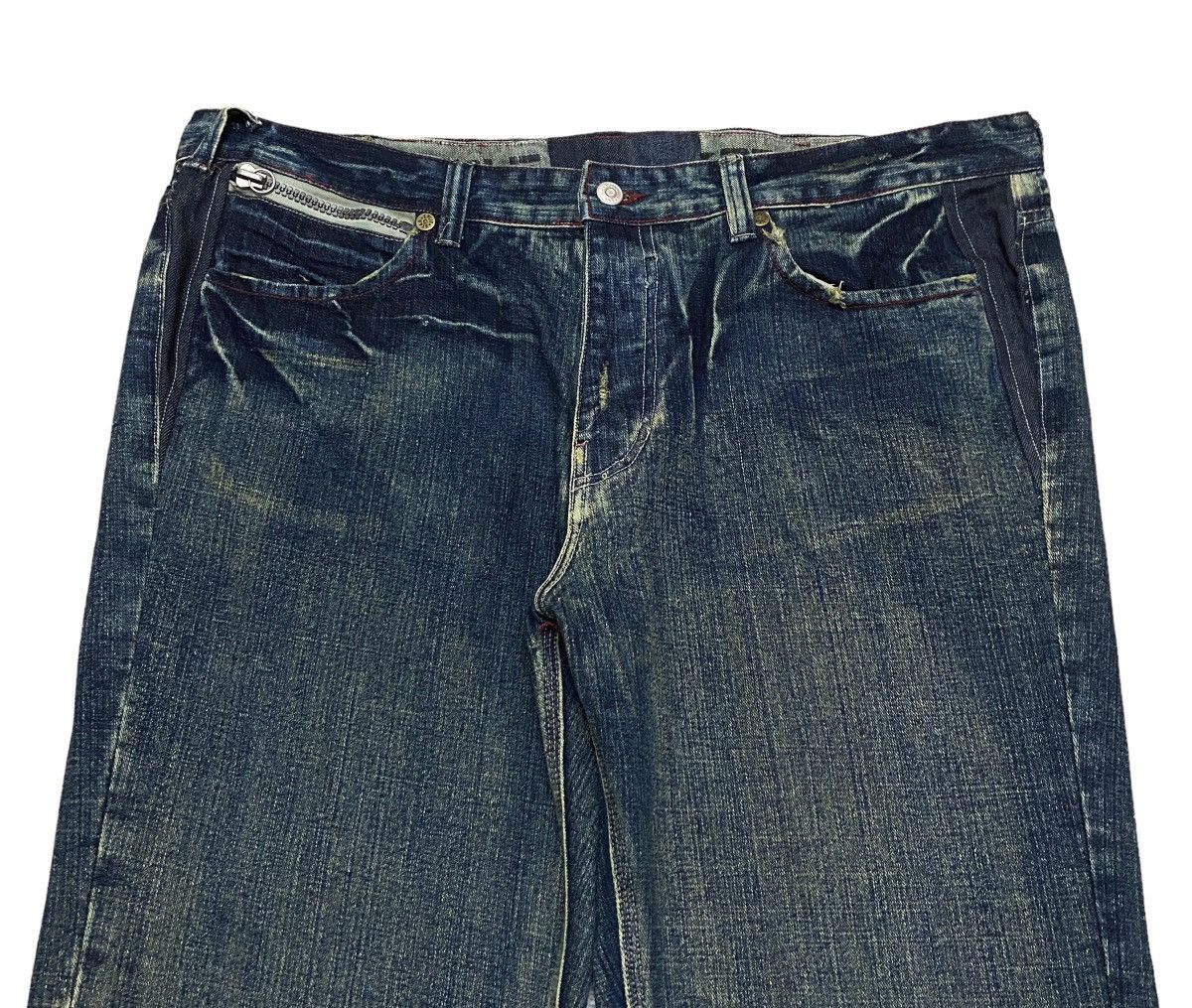 Vintage Rare Design Vintage Brand Split Star Baggy Jeans 2000s Size US 40 / EU 56 - 3 Thumbnail