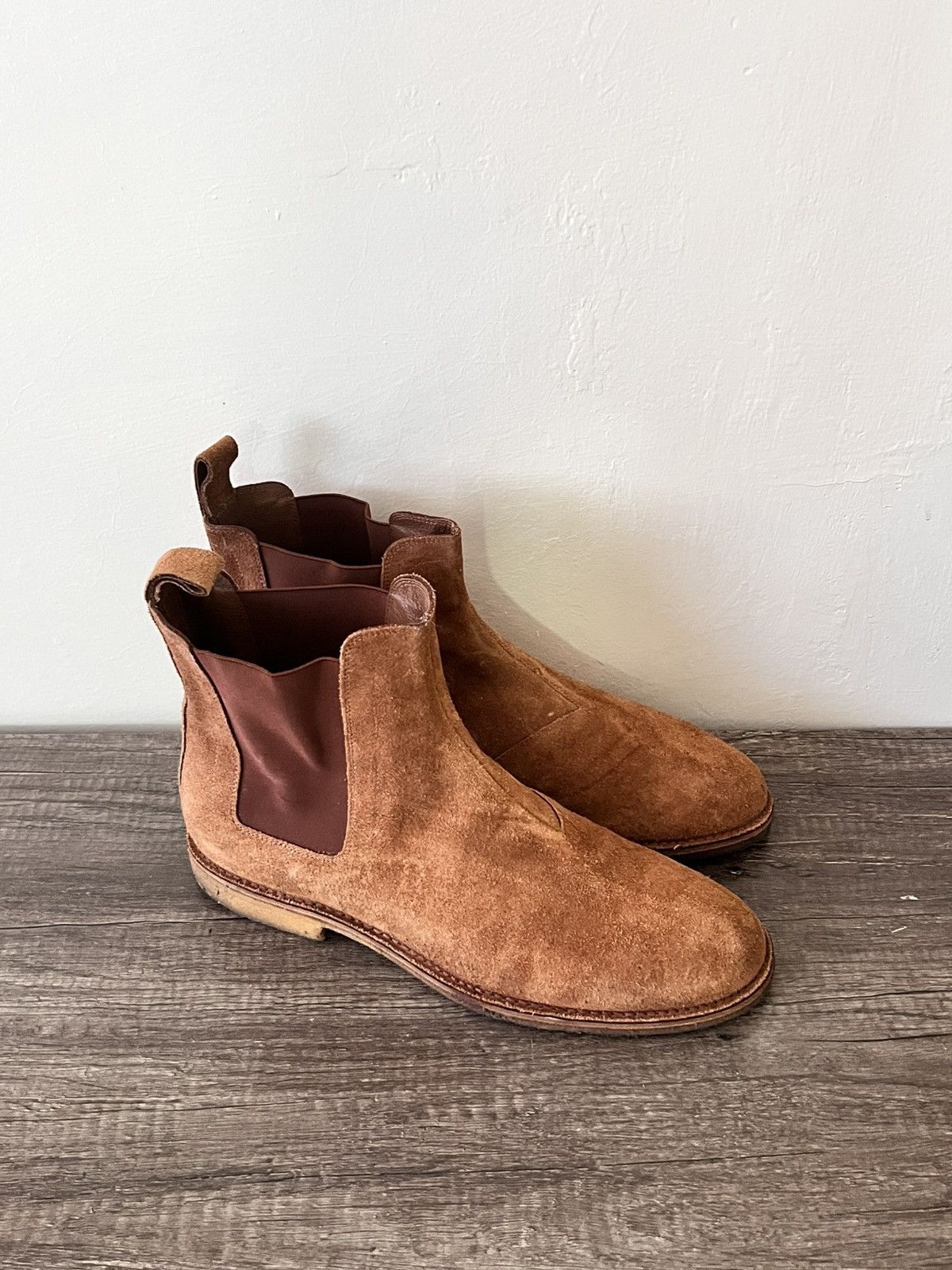 Bottega Veneta BOTTEGA VENETA SUEDE BOOTS Size US 12 / EU 45 - 4 Thumbnail
