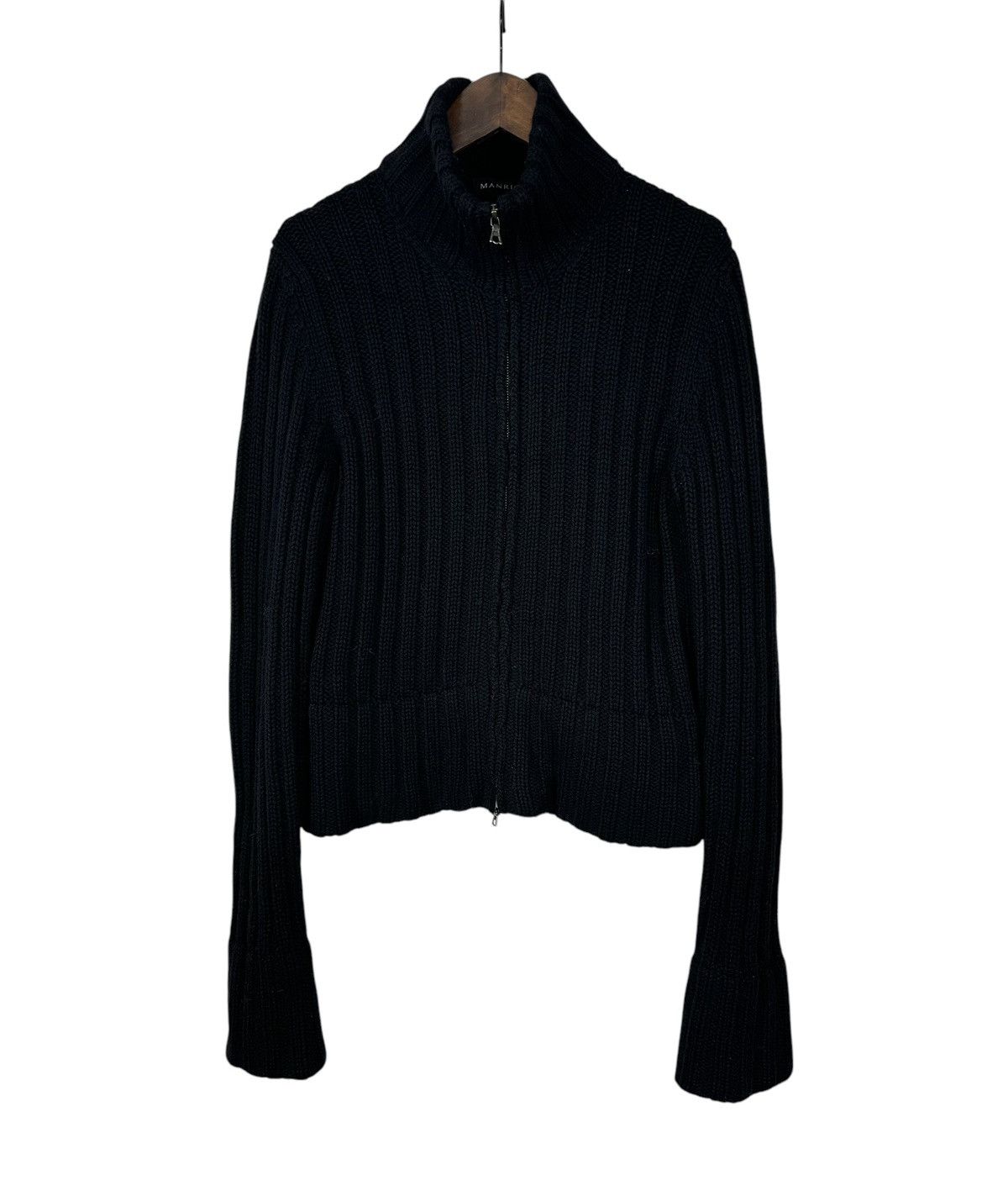Designer Manrico Italy Knit Cashmere Full-Zip Sweater size 40 Size S / US 4 / IT 40 - 9 Thumbnail